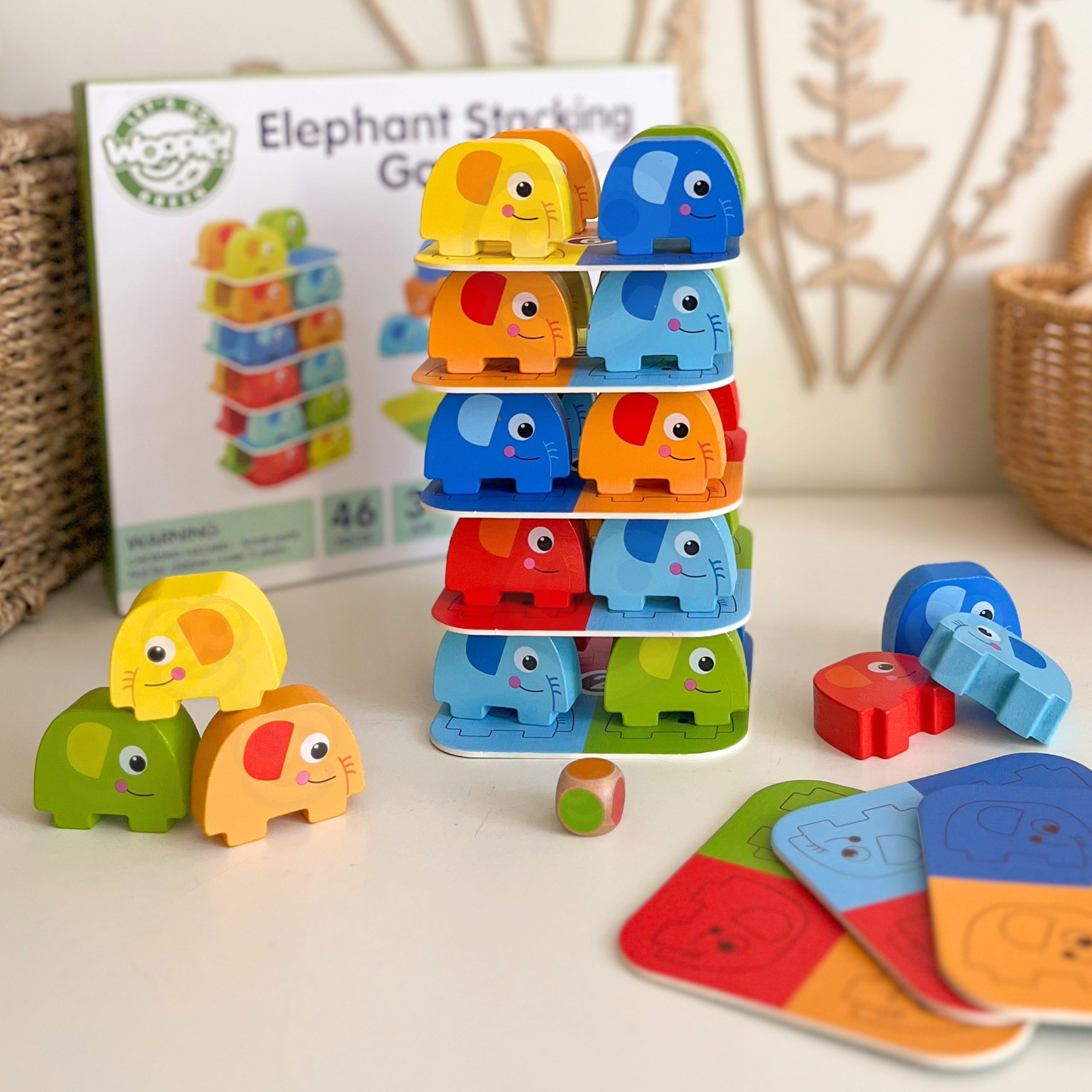 WOOPIE GREEN Elephant on Elephant FSC Arcade Game - Slika 6
