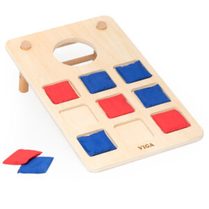 Viga 2-in-1 Skill Game Tic-Tac-Toe + Cornhole – Throw to the Target