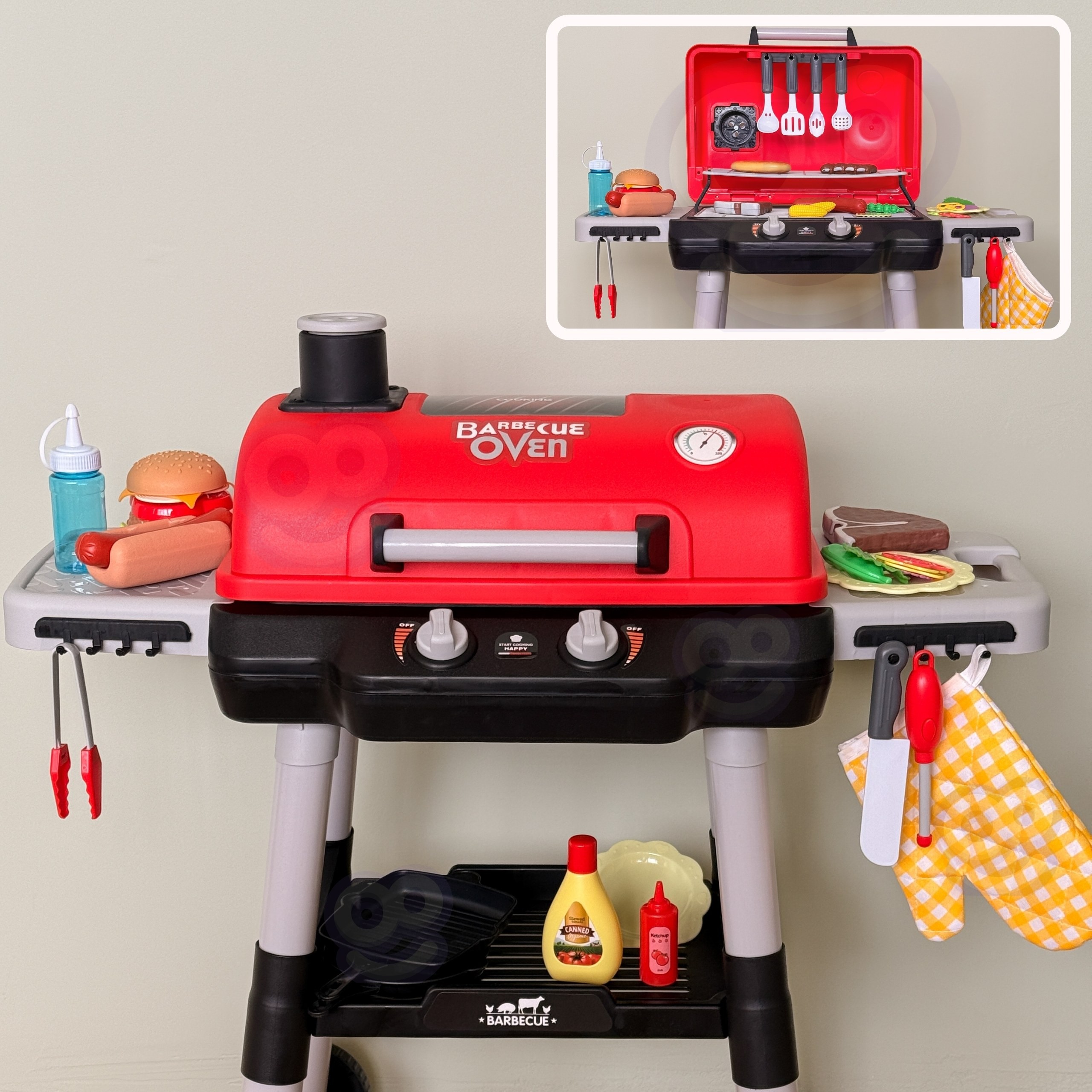 WOOPIE Grill Barbecue Garden Kitchen Interactive LED Set XL 31 pcs. - Slika 6