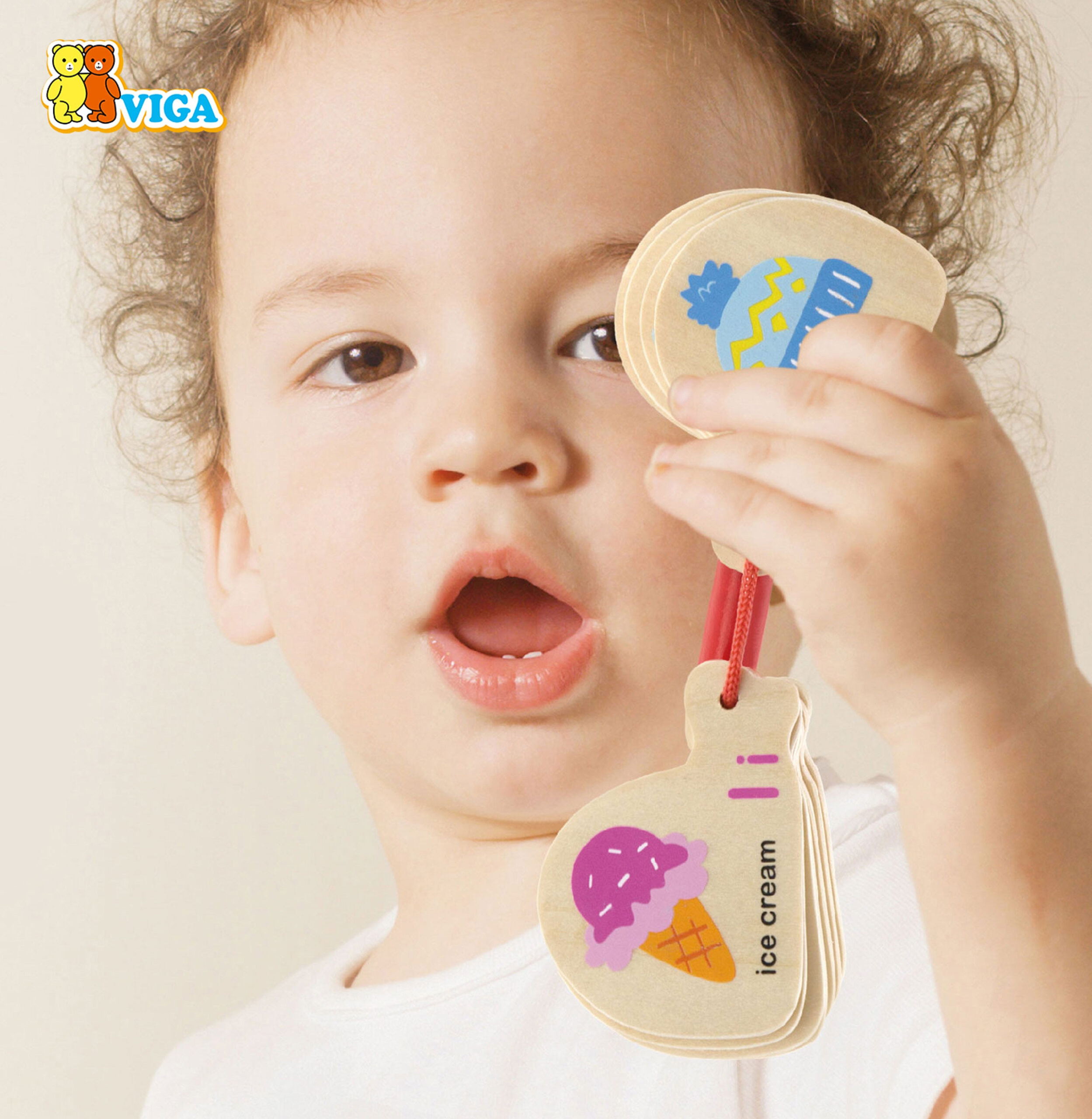 VIGA Wooden Montessori Alphabet and English Learning Book - Slika 2