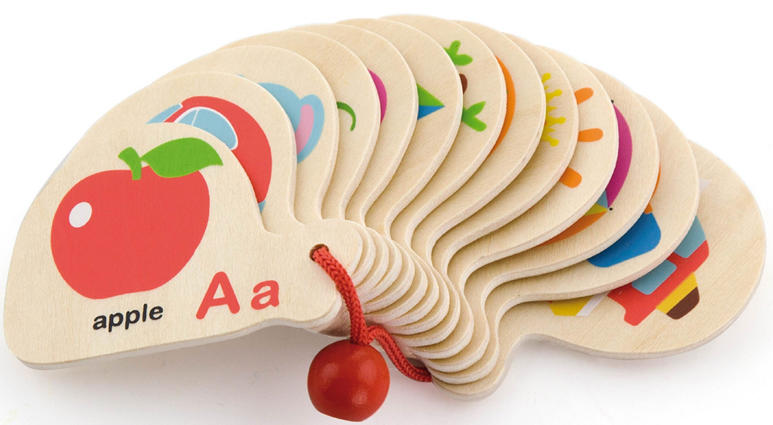 VIGA Wooden Montessori Alphabet and English Learning Book - Slika 3