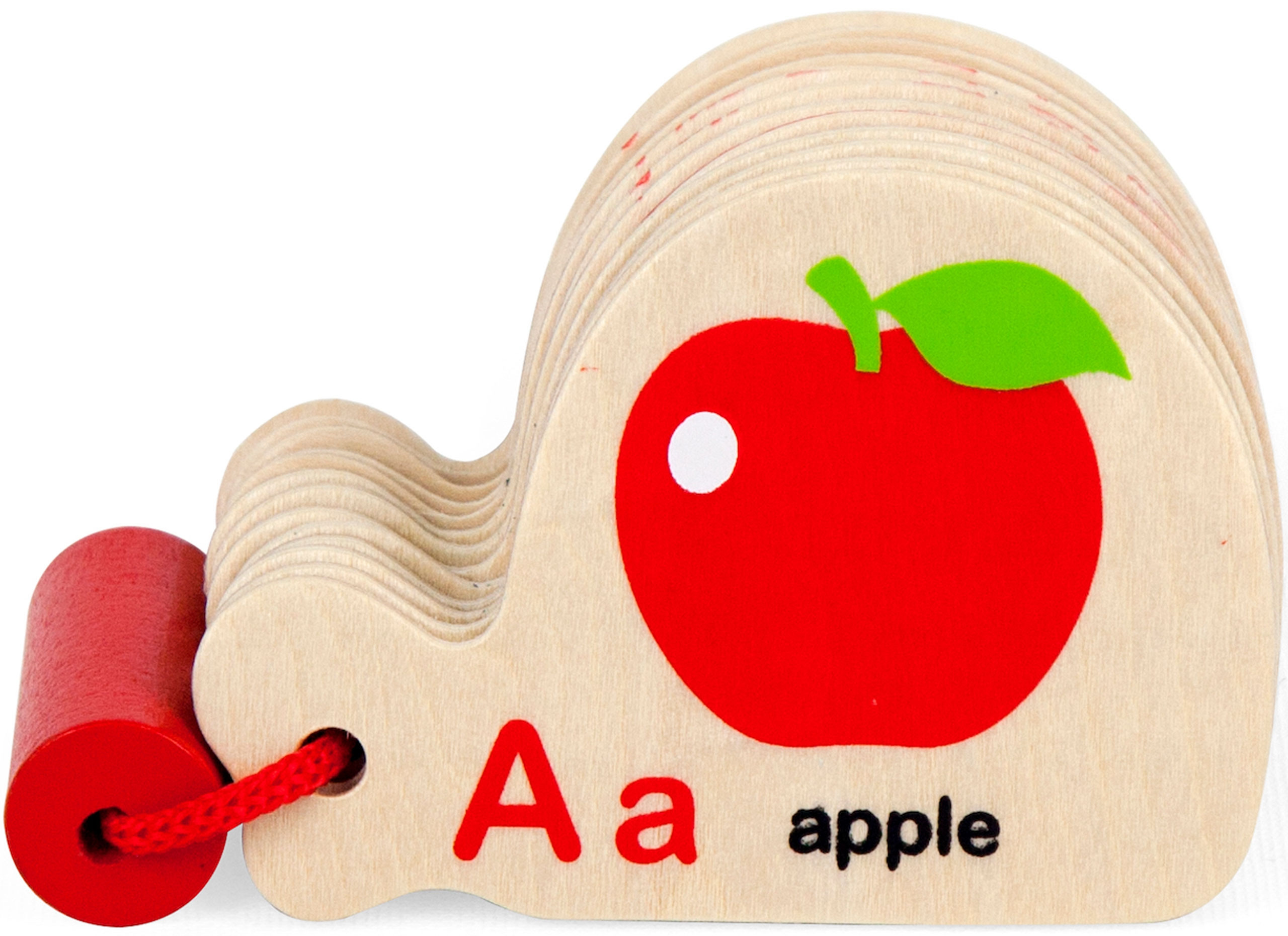 VIGA Wooden Montessori Alphabet and English Learning Book - Slika 4