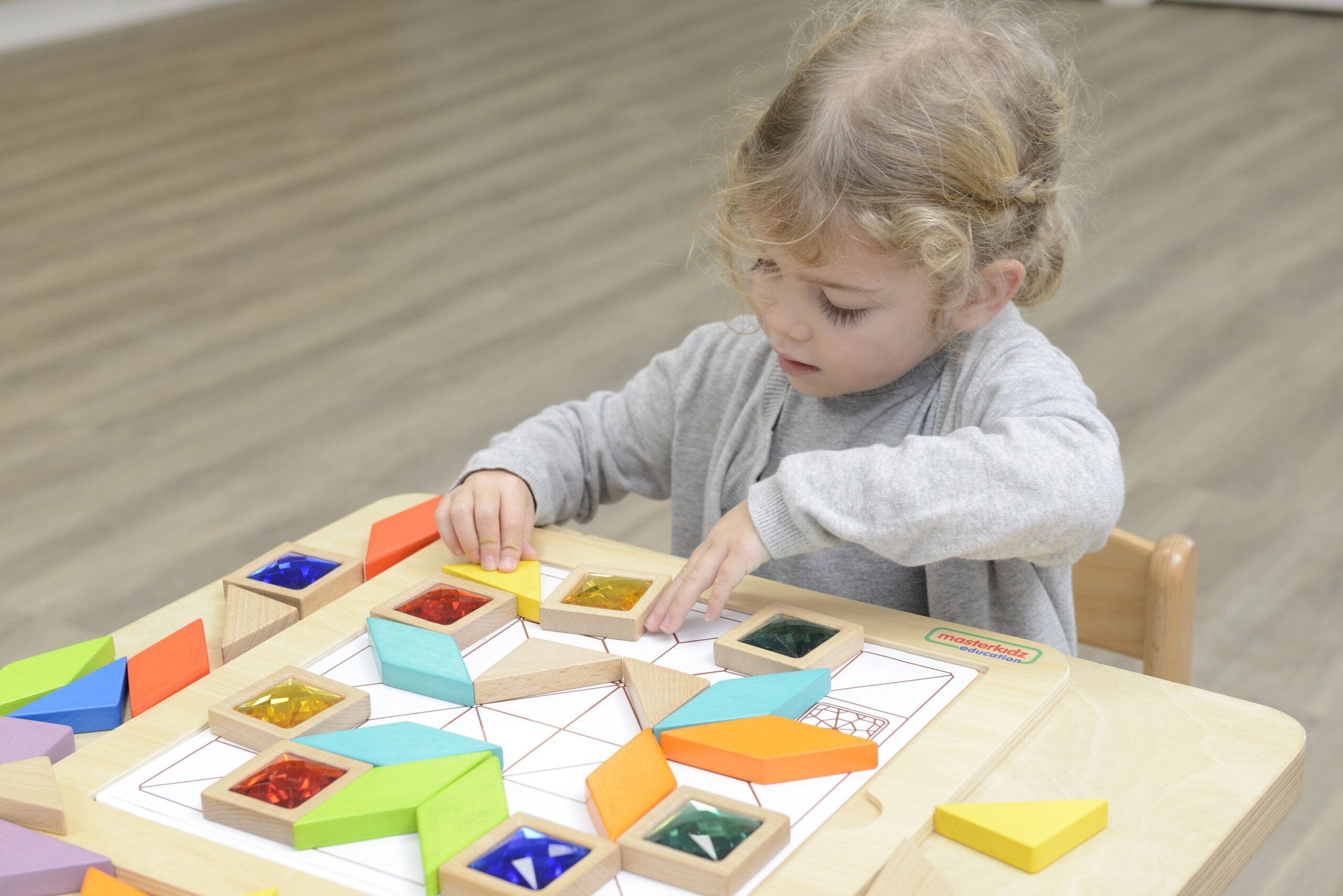 MASTERKIDZ Montessori Tangram Color and Shape Learning Mosaic Puzzle - Slika 7