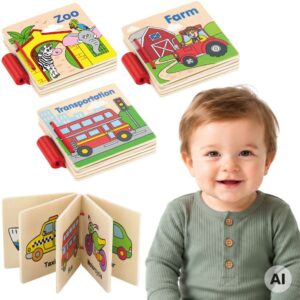 VIGA My First Wooden Book 1 pc.