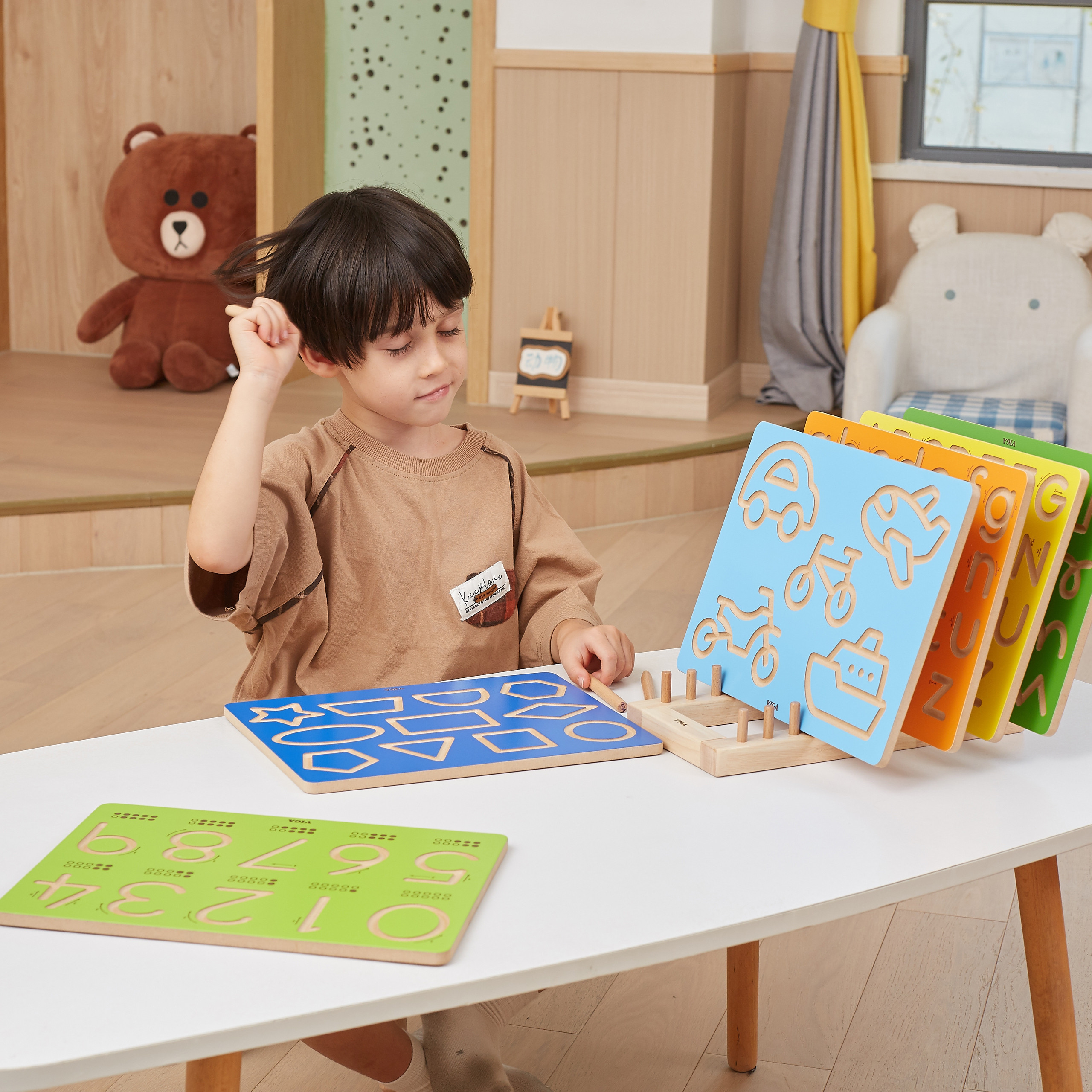 VIGA Graphomotor Board Shapes Learning to Write - Slika 5
