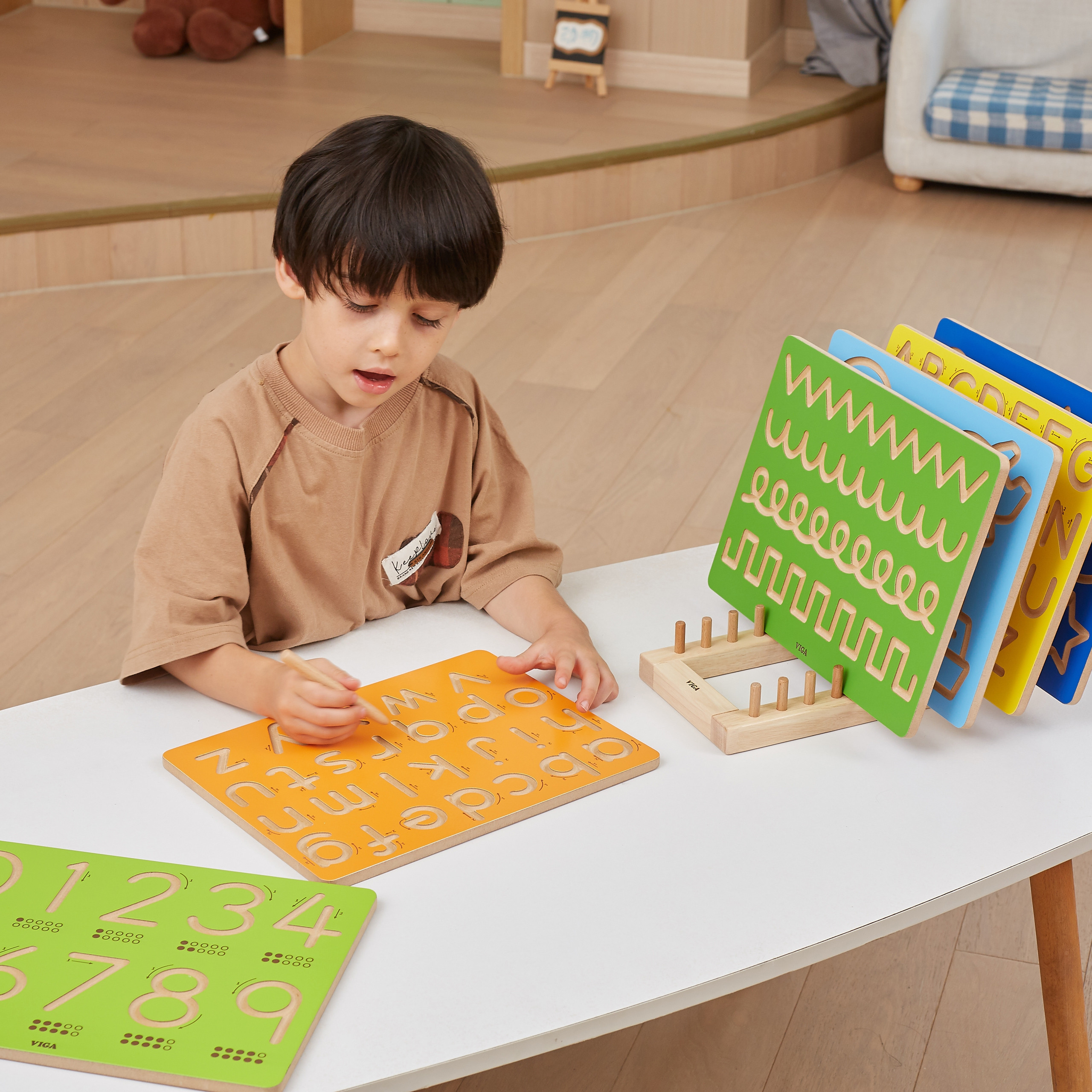 VIGA Graphomotor Board Shapes Learning to Write - Slika 7