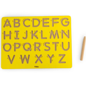 VIGA Graphomotor Board Large Letters Learning to Write