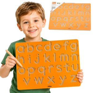 VIGA Graphomotor Board Lower Case Letters Learning to Write