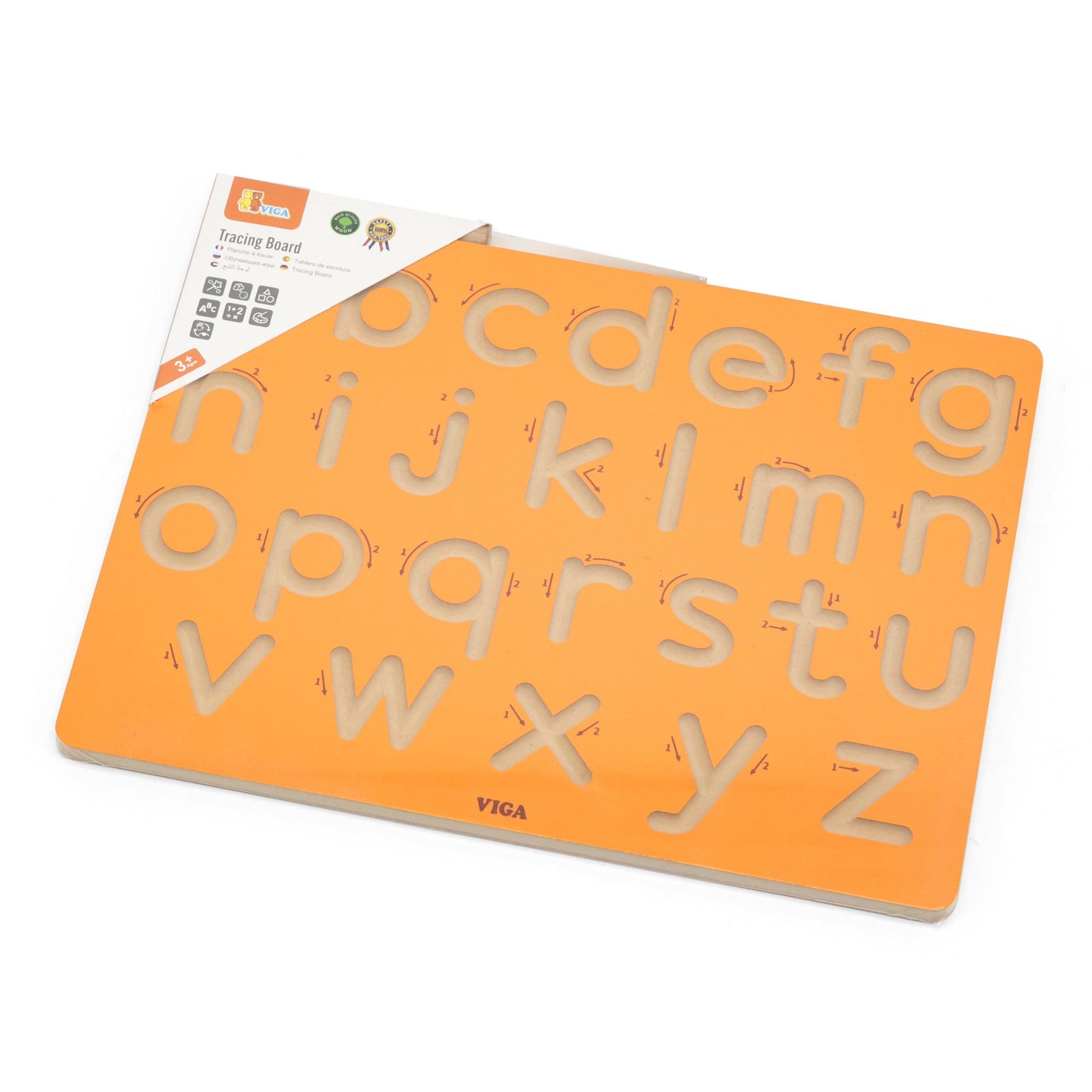 VIGA Graphomotor Board Lower Case Letters Learning to Write - Slika 6