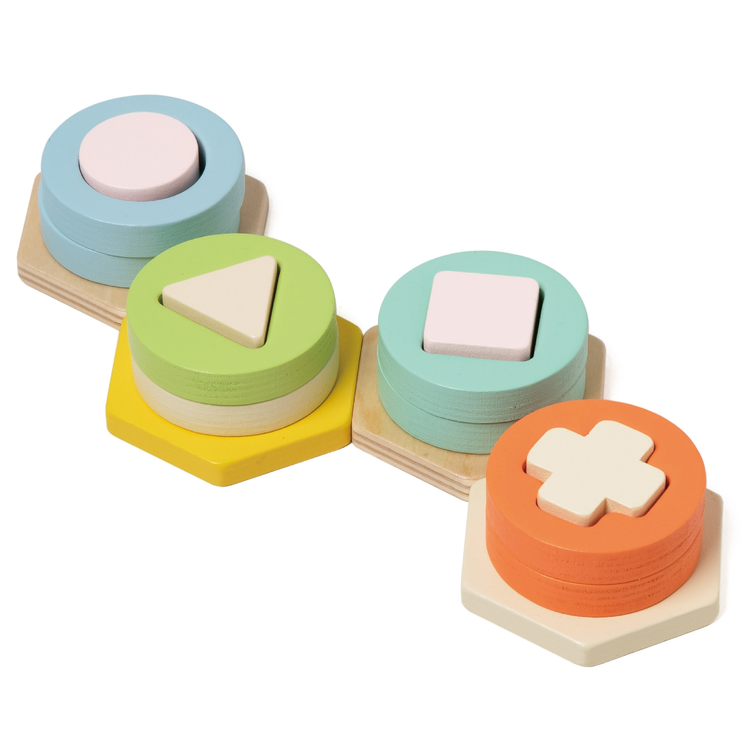 CLASSIC WORLD Montessori Shape and Color Sorter Puzzle Tower - Slika 8