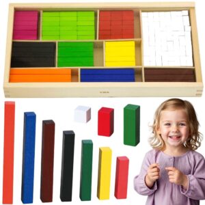 VIGA Wooden Educational Sticks Mathematical Cuisenaire Blocks