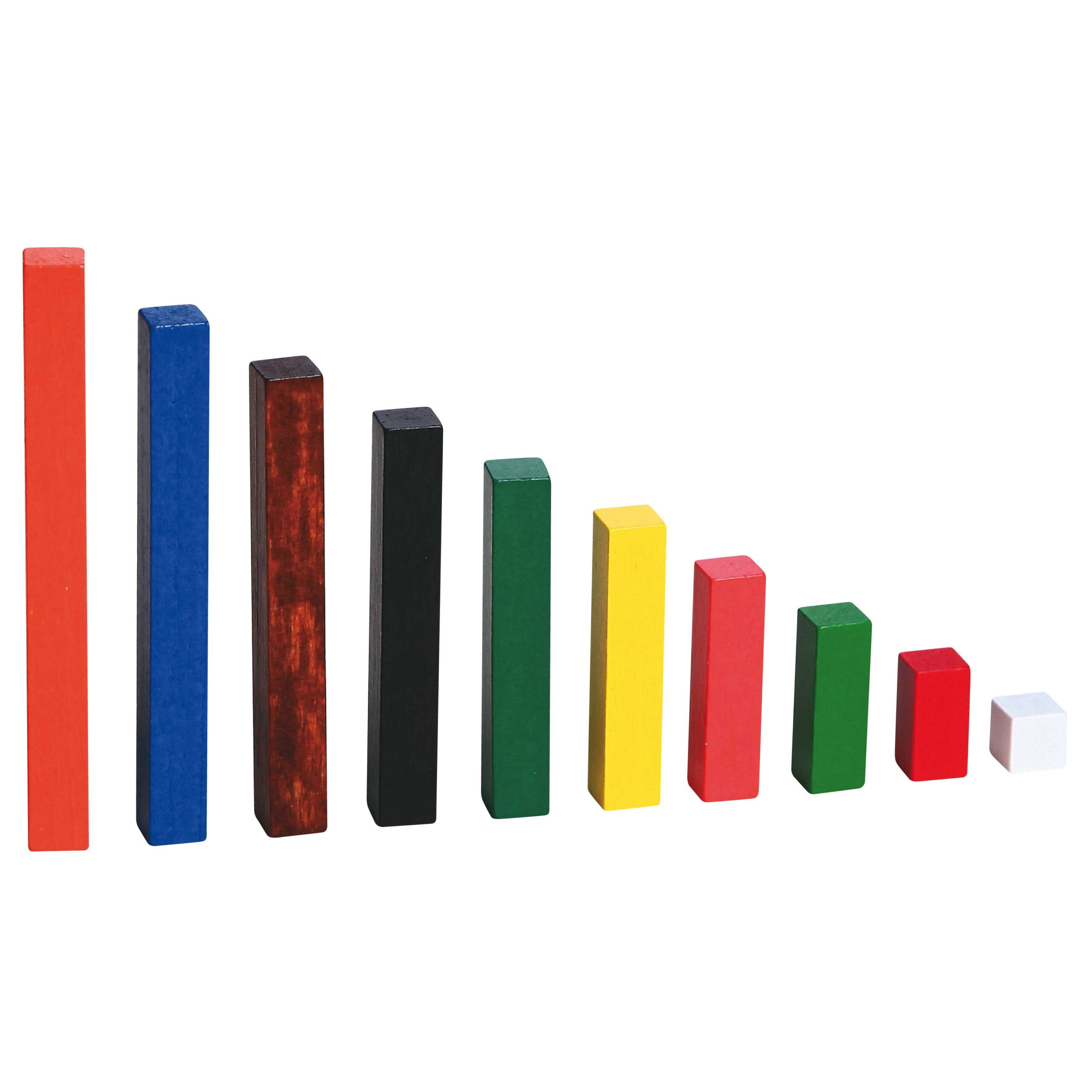 VIGA Wooden Educational Sticks Mathematical Cuisenaire Blocks - Slika 6