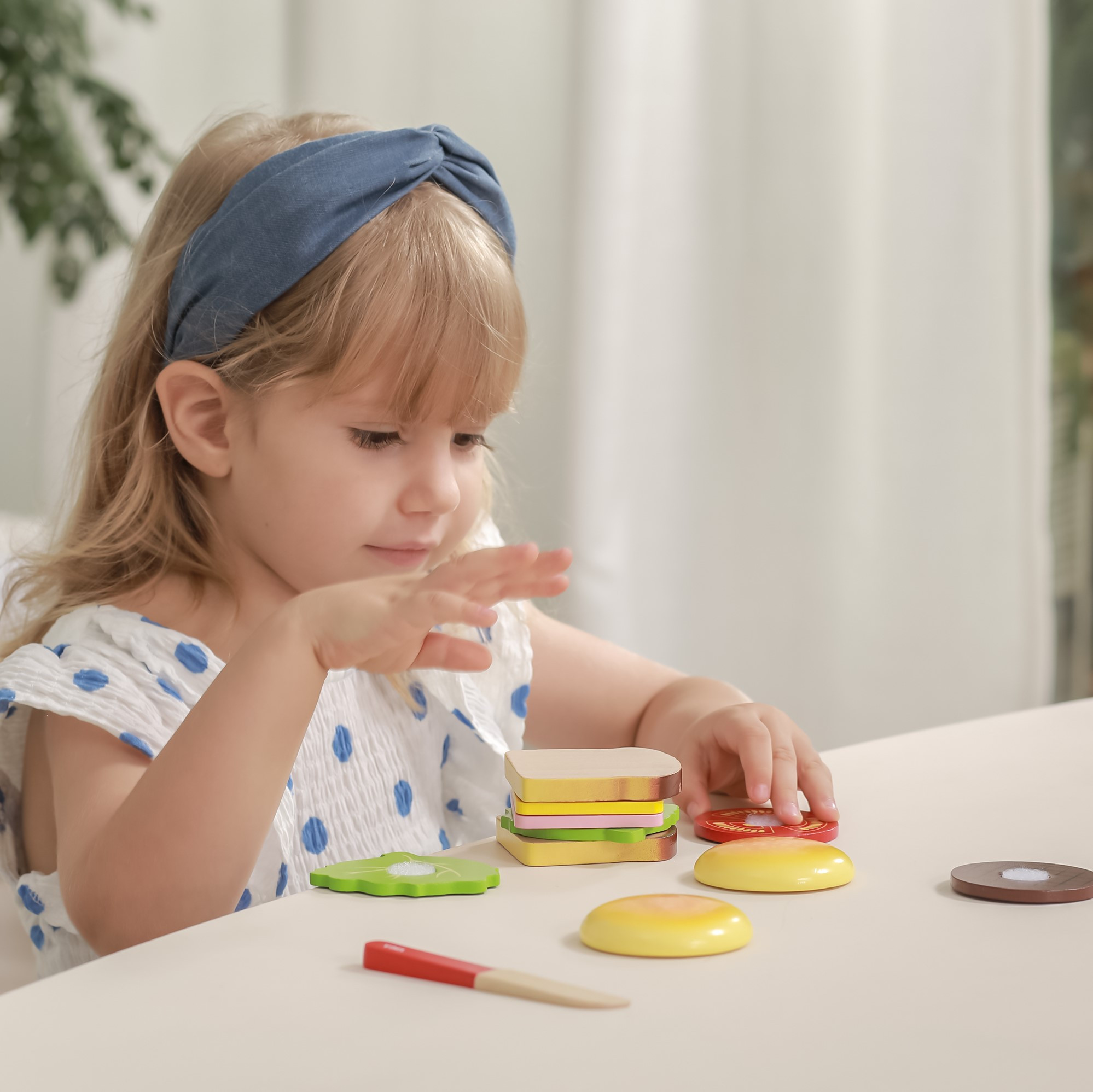 Viga Hamburger and Sandwich Chopping Set - Slika 5