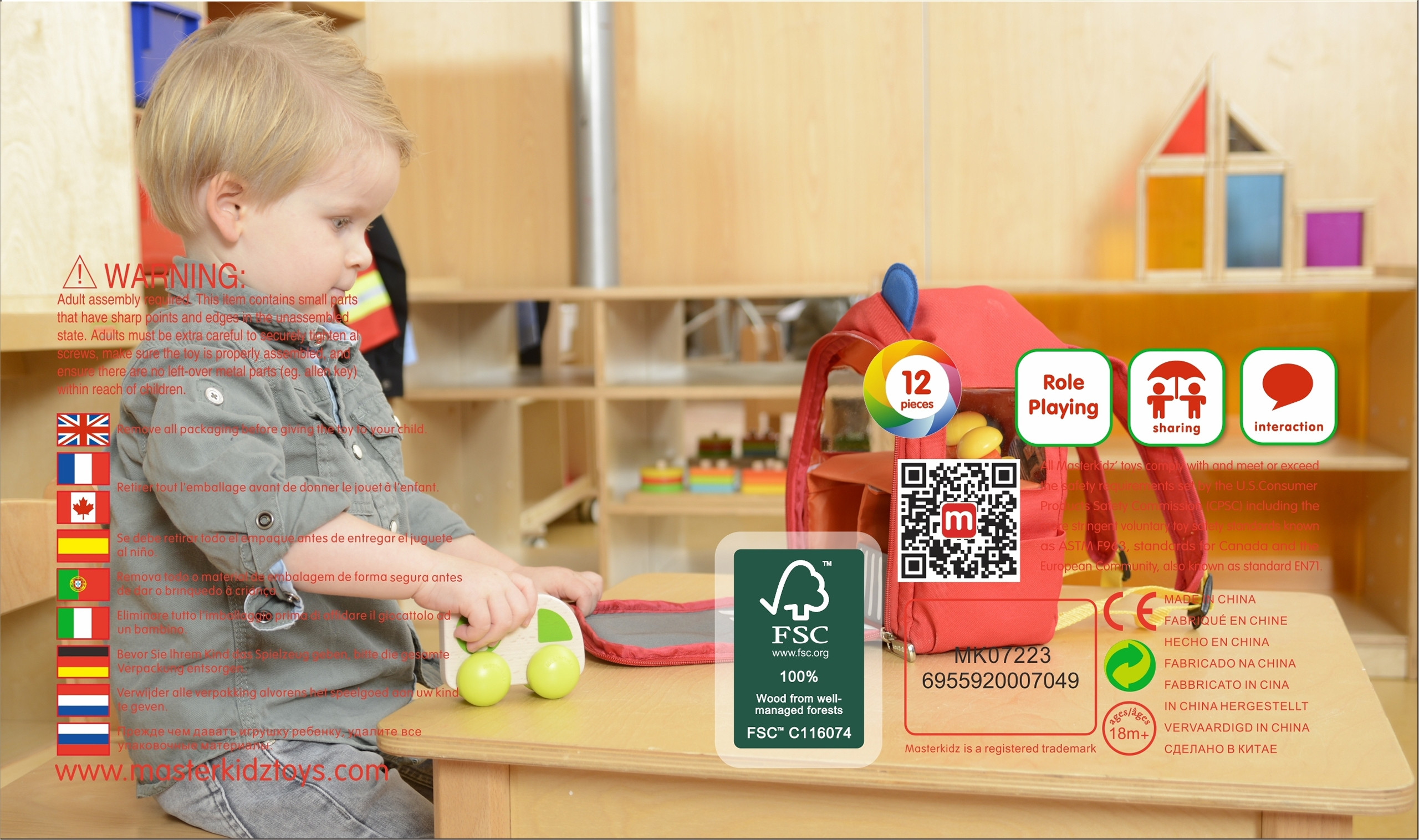 MASTERKIDZ Backpack Safety Rescue Center - Slika 7