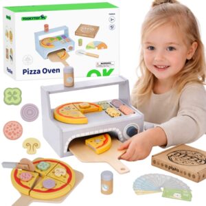 TOOKY TOY Pizzeria Wooden Pizza Oven Accessories