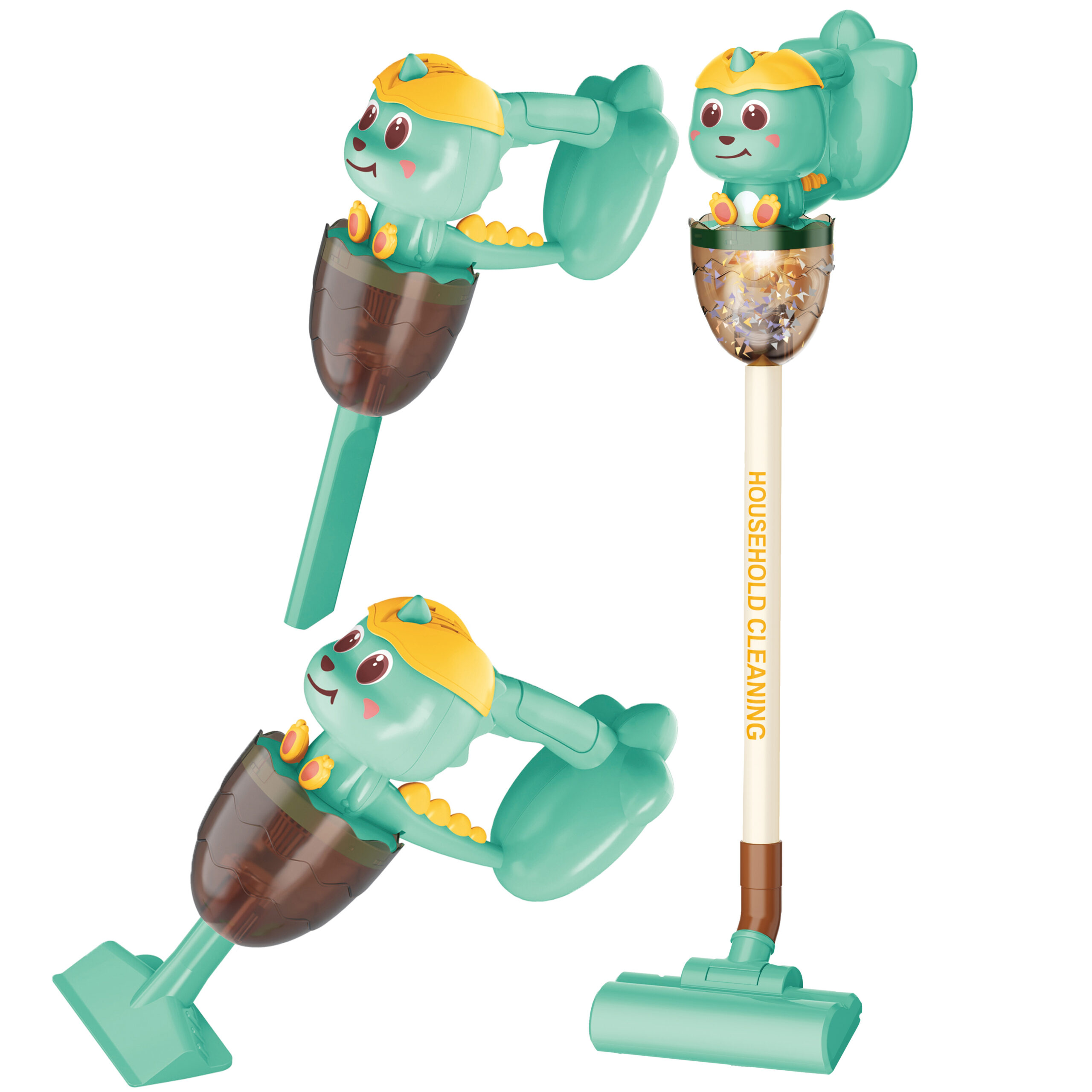 WOOPIE interaktivni Dino usisavač 3u1 Suction Function Light Sound - Slika 7