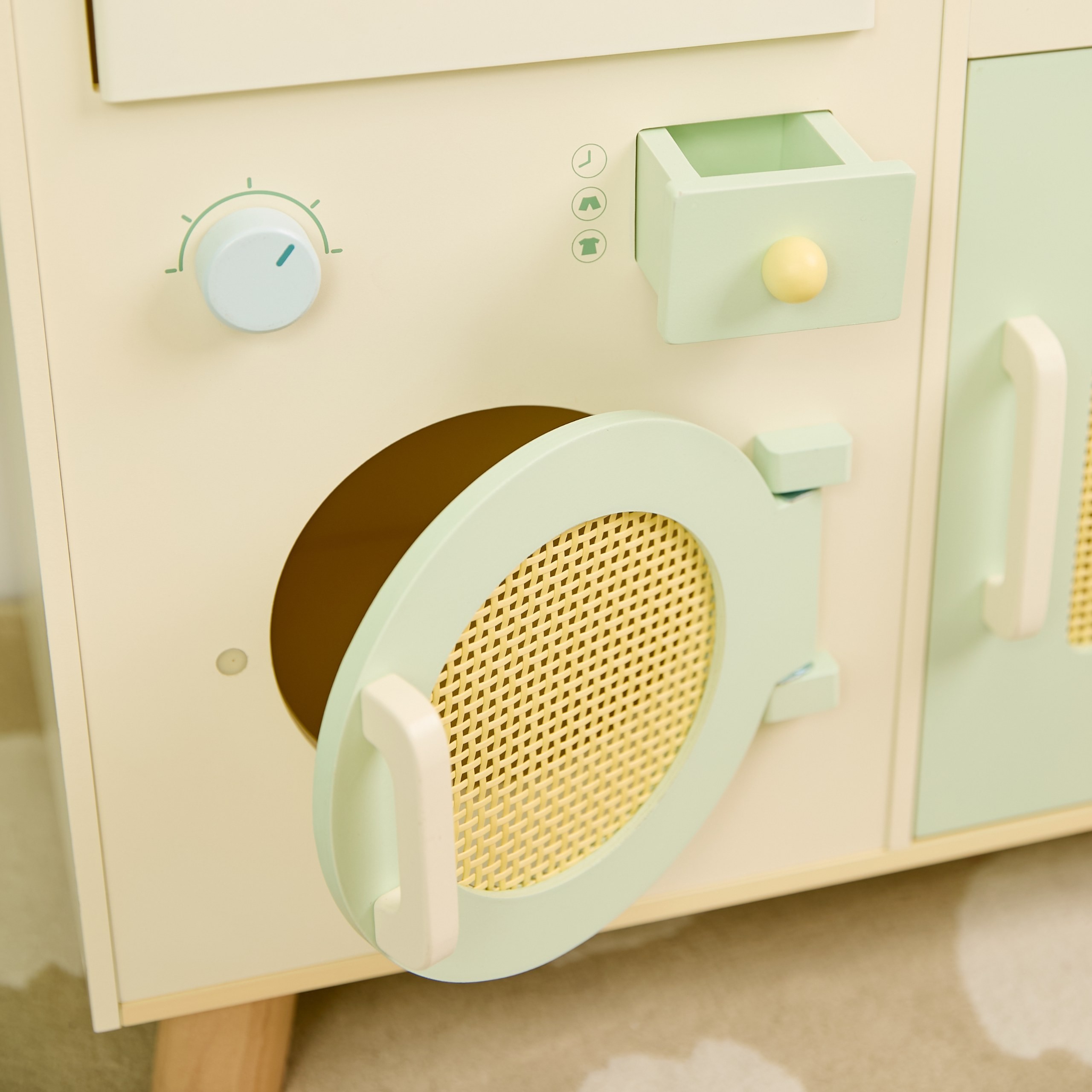 CLASSIC WORLD Wooden Kitchen XXL Multifunctional with Washing Machine and Accessories 14 pcs. - Slika 7