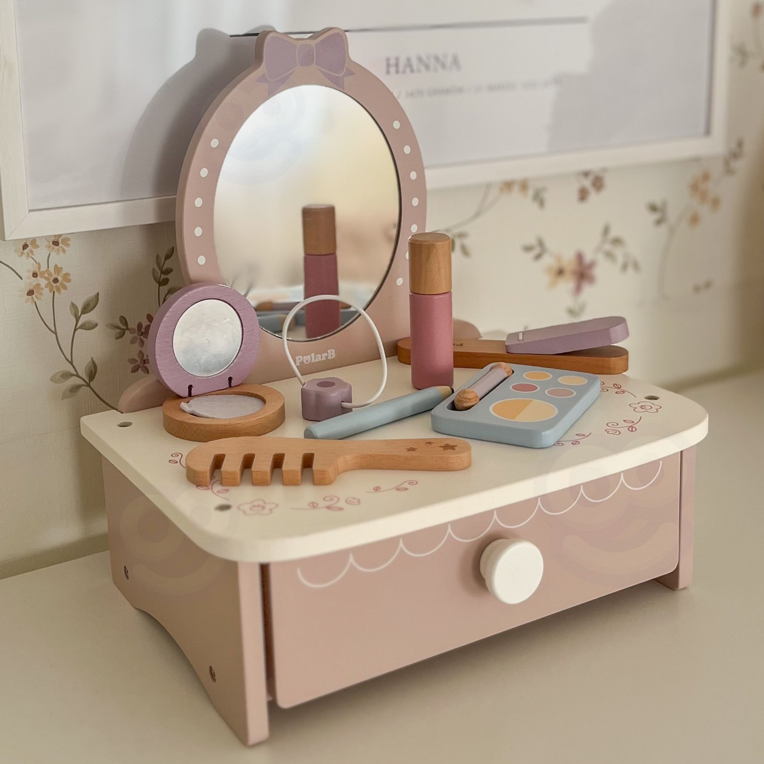 Viga Wooden Dressing Table with Accessories Little Princess Corner - Slika 7