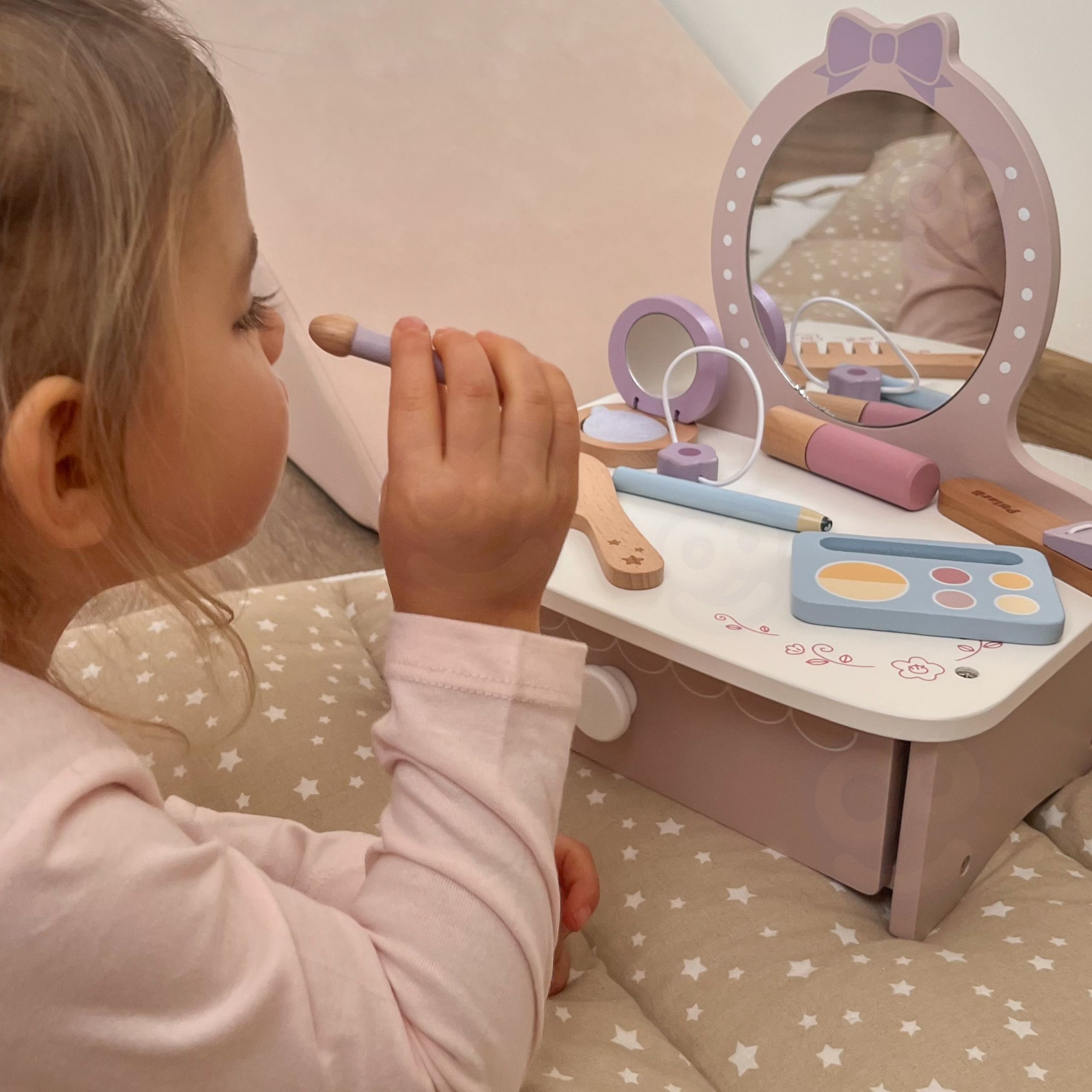 Viga Wooden Dressing Table with Accessories Little Princess Corner - Slika 8