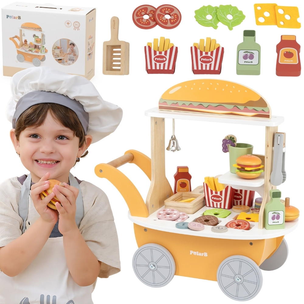 VIGA Mini Hamburger Shop – Creative Role Play - Slika 2