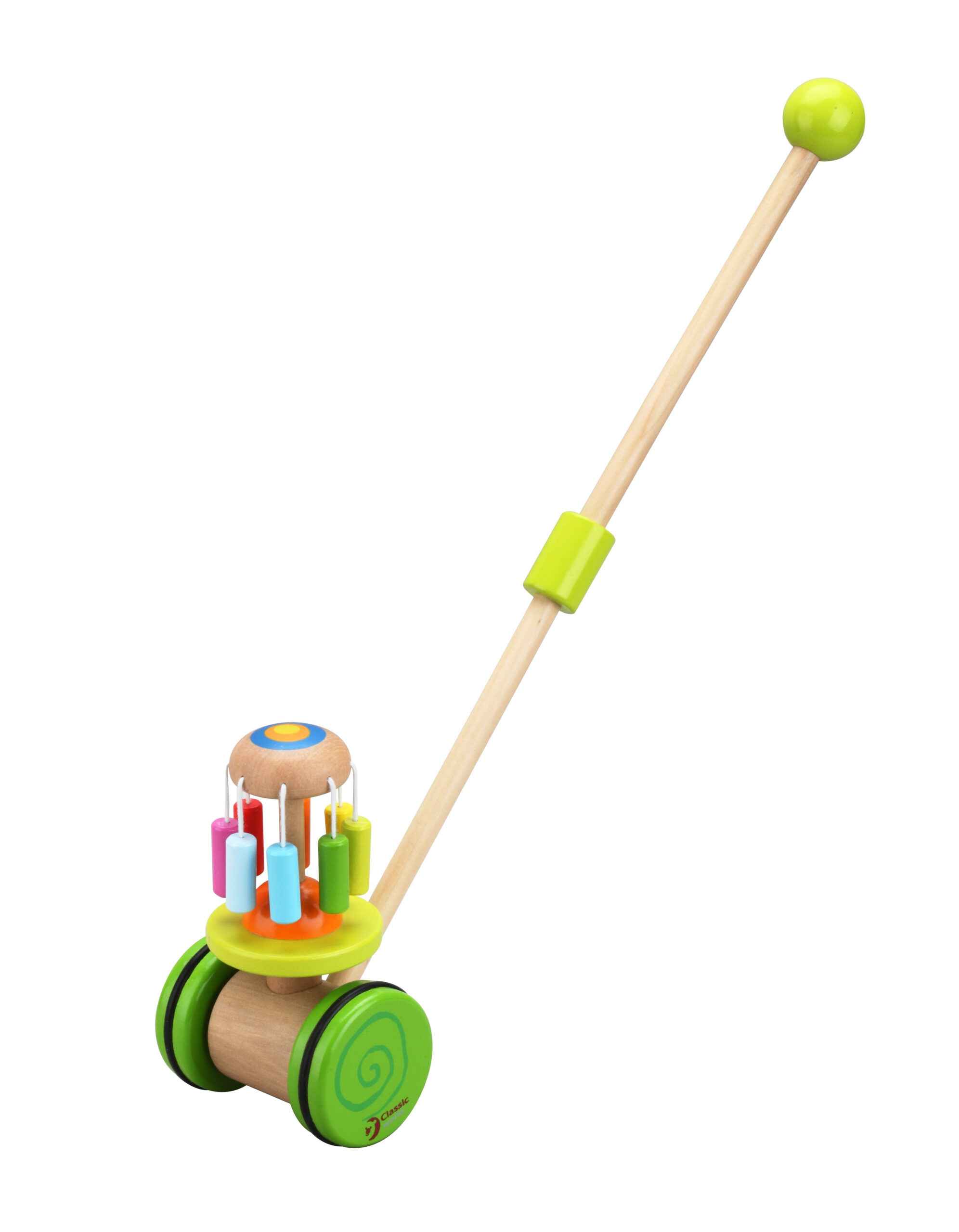 Classic World Wooden Pusher Pusher on a Stick Carousel for Children - Slika 8