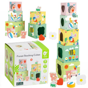 CLASSIC WORLD Puzzle Cubes Box Forest Pyramid 10 pieces FSC