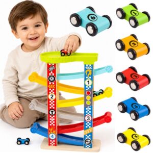 TOOKY TOY Colorful Slide Track For Cars