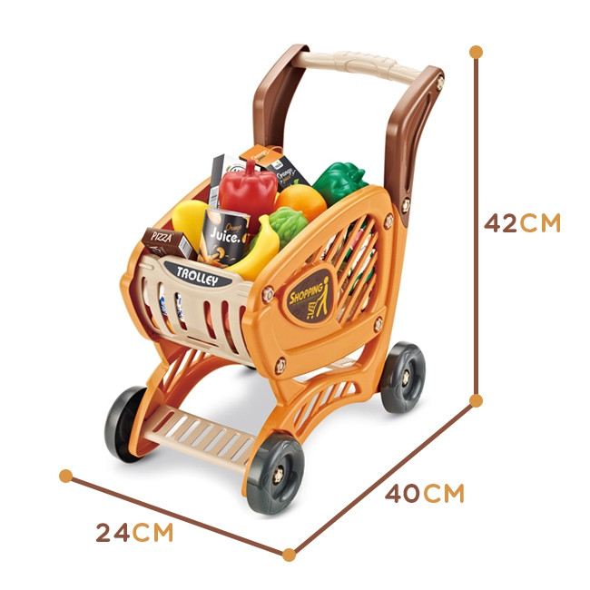 WOOPIE Shopping Cart for Children Movable Parts + 42 Accs. - Slika 8