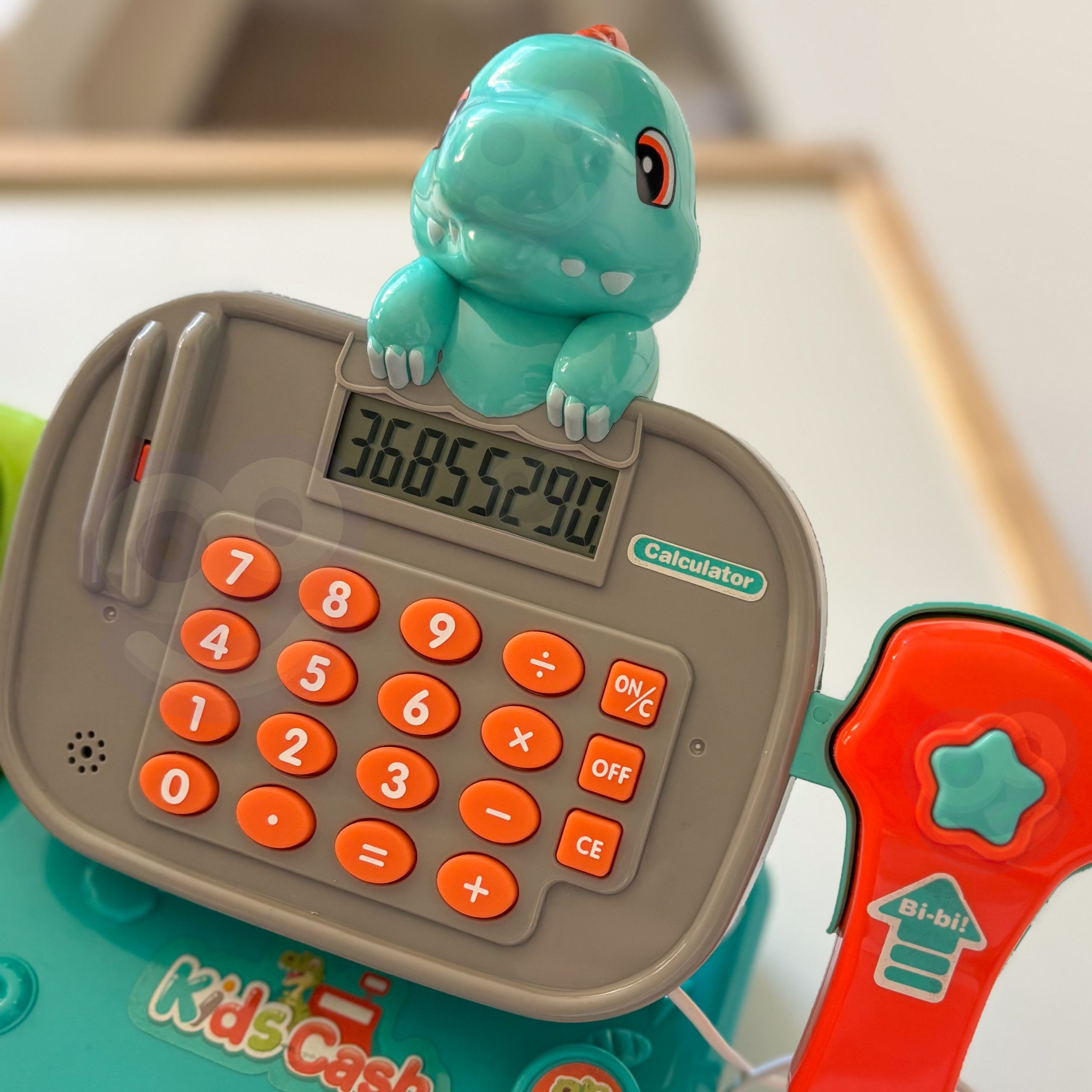 WOOPIE DINO Blue Cash Register with Shelf - Slika 6