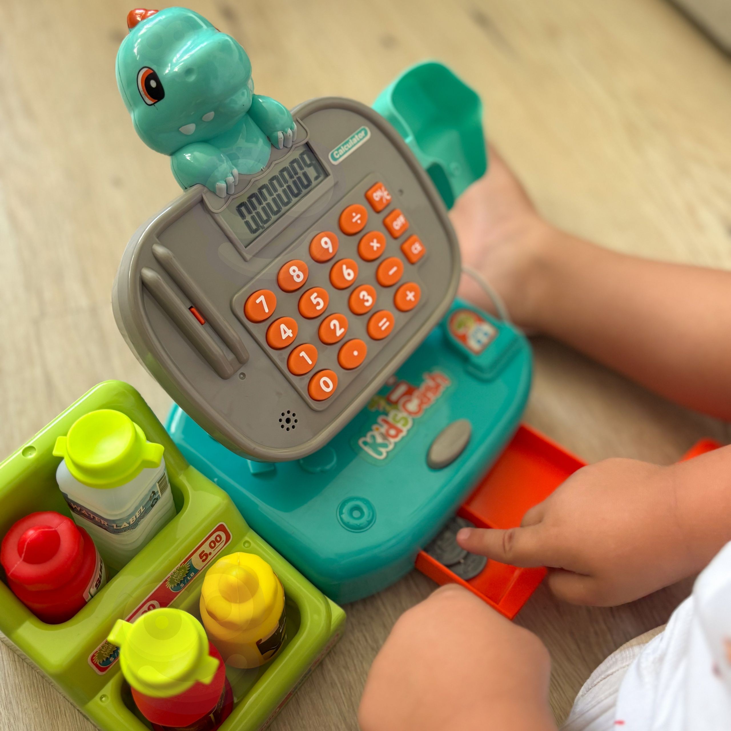 WOOPIE DINO Blue Cash Register with Shelf - Slika 8