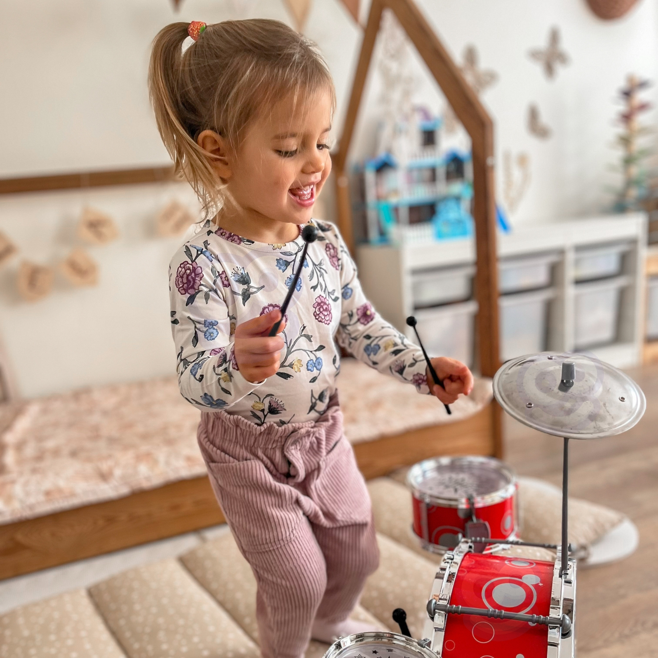WOOPIE Educational Drum Set for Kids Learning Music - Slika 6