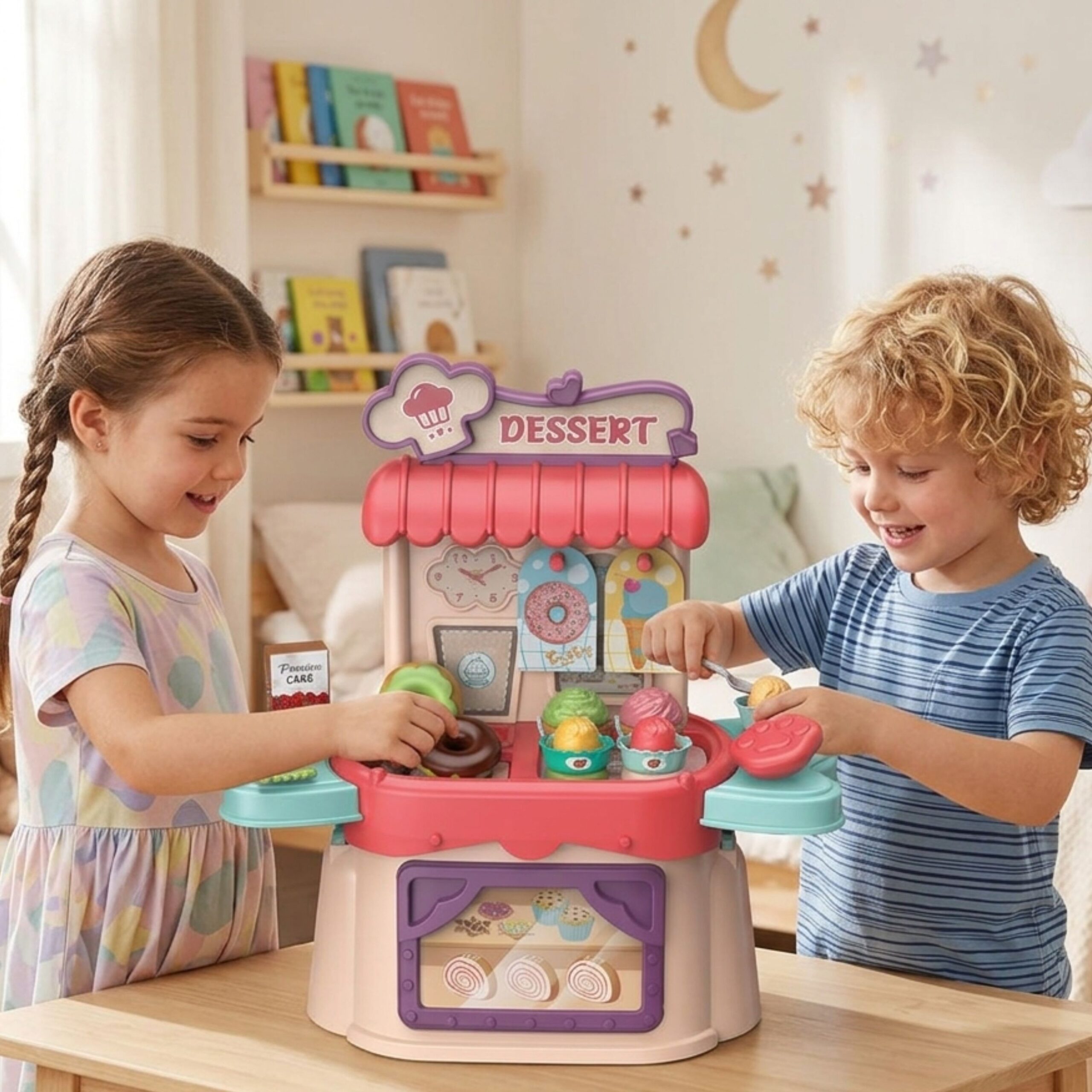 WOOPIE Ice Cream Parlor Confectionery Suitcase Backpack Ice Cream Shop 3in1 Set 25 pcs. - Slika 2