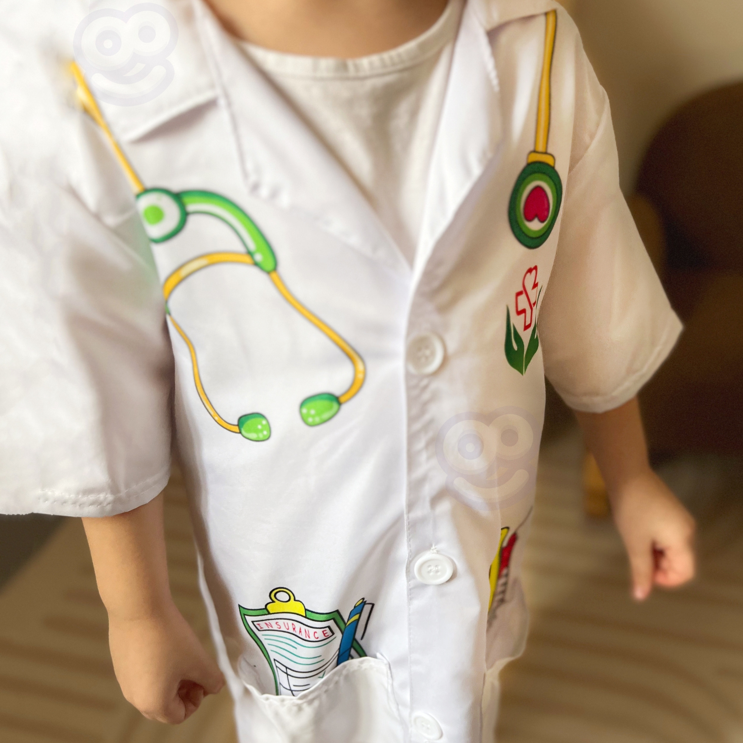 WOOPIE liječnik's Apron Costume za djecu up to approx. 120 cm - Slika 3