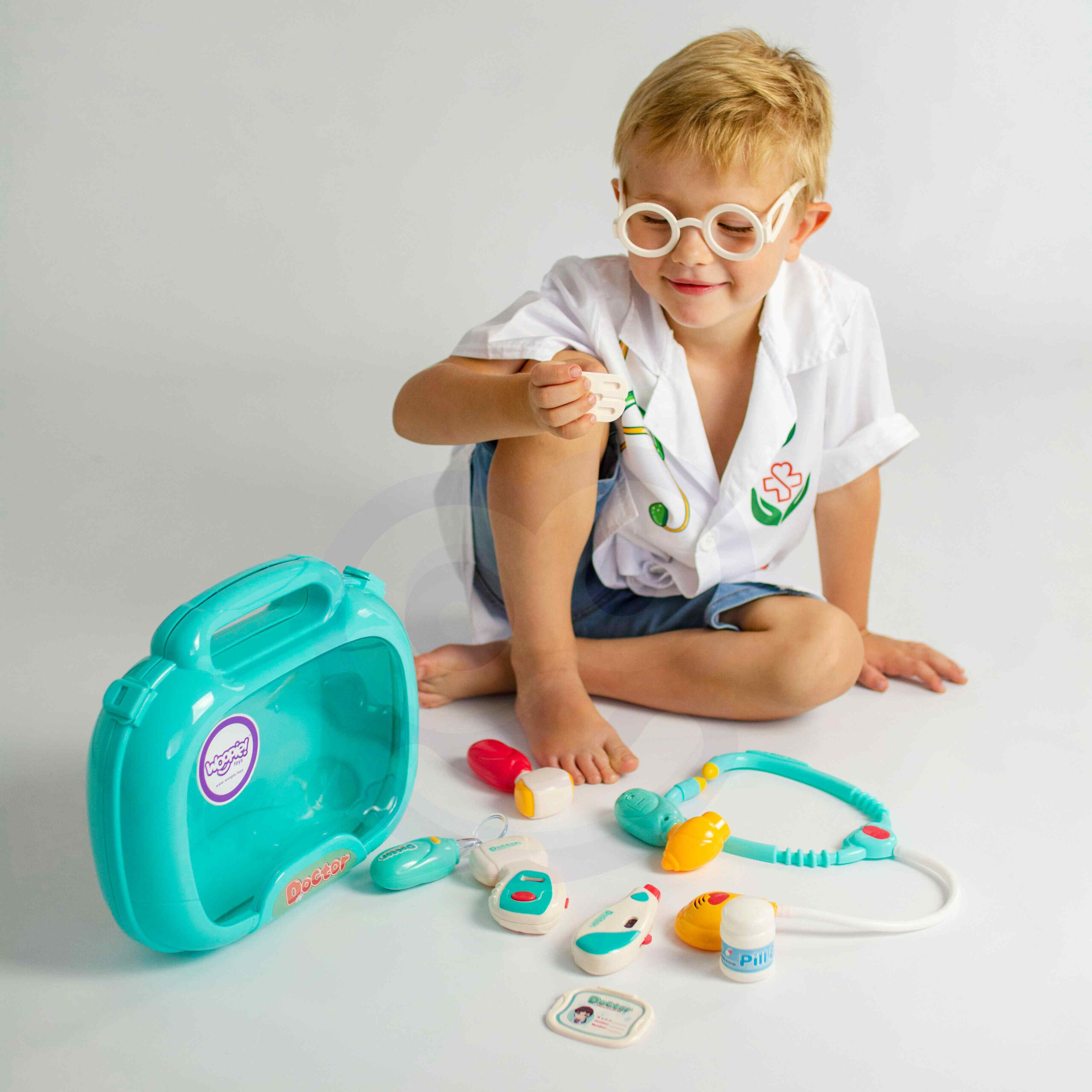 WOOPIE medicinski set Little liječnik liječnik in a Suitcase Light Sound + dodataka - Slika 5