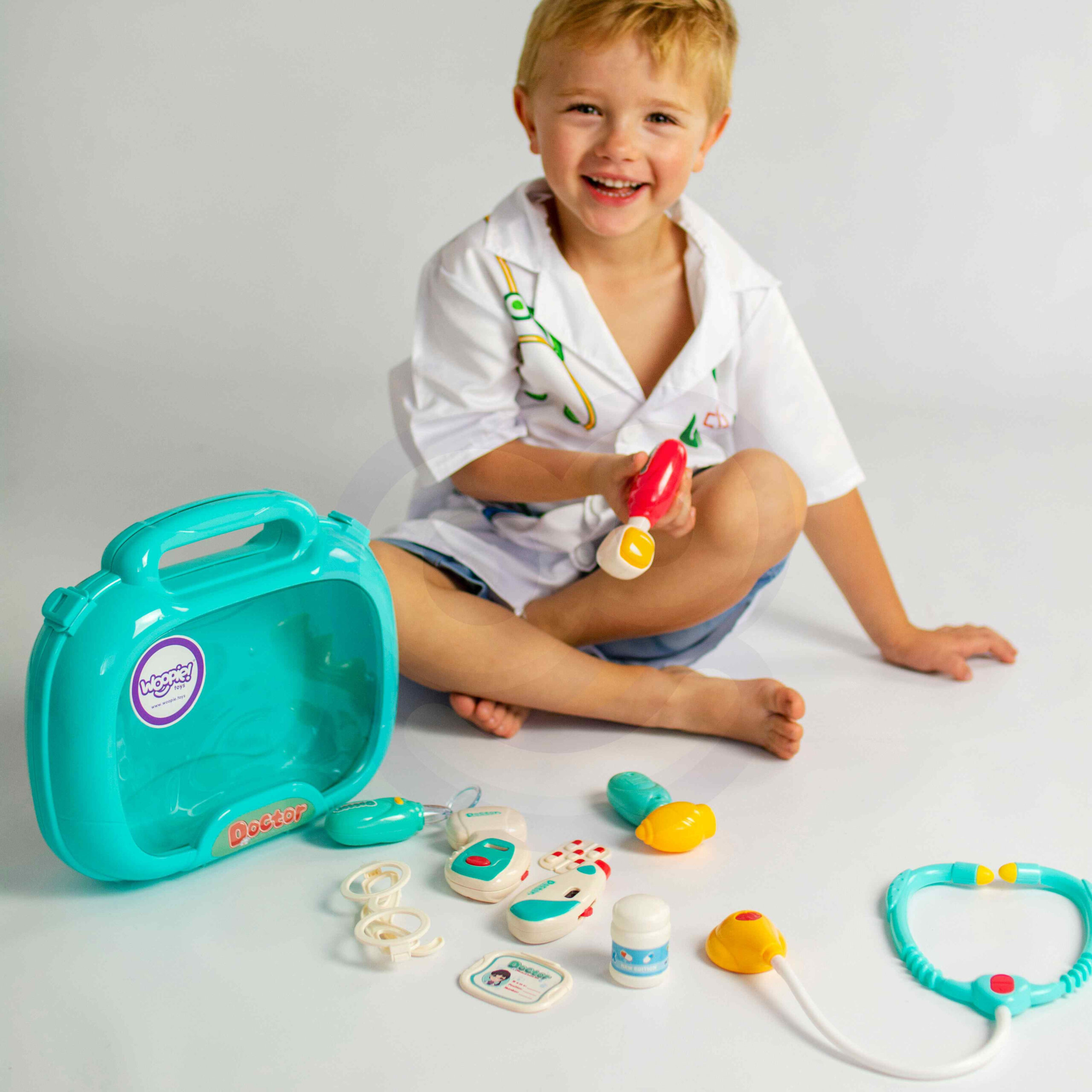 WOOPIE medicinski set Little liječnik liječnik in a Suitcase Light Sound + dodataka - Slika 6