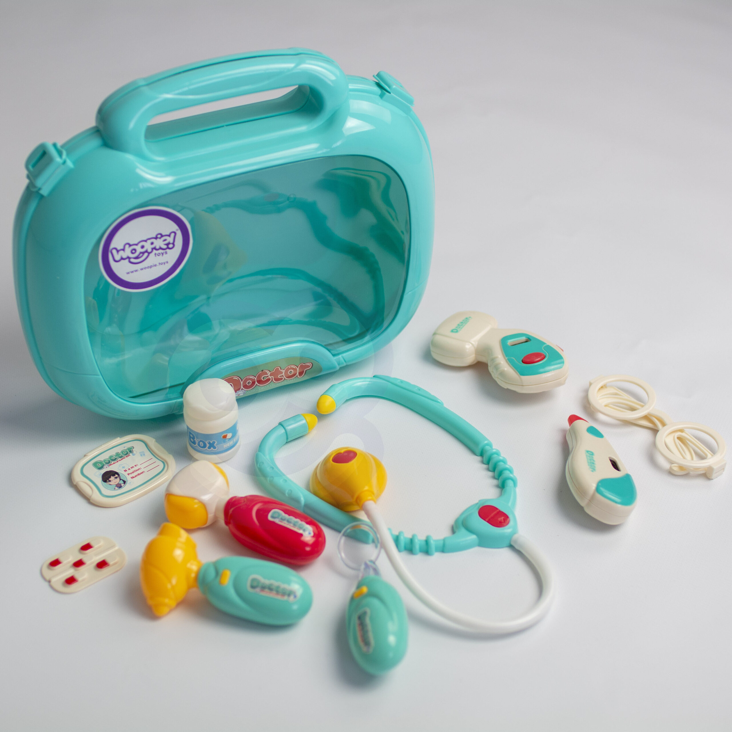 WOOPIE medicinski set Little liječnik liječnik in a Suitcase Light Sound + dodataka - Slika 7