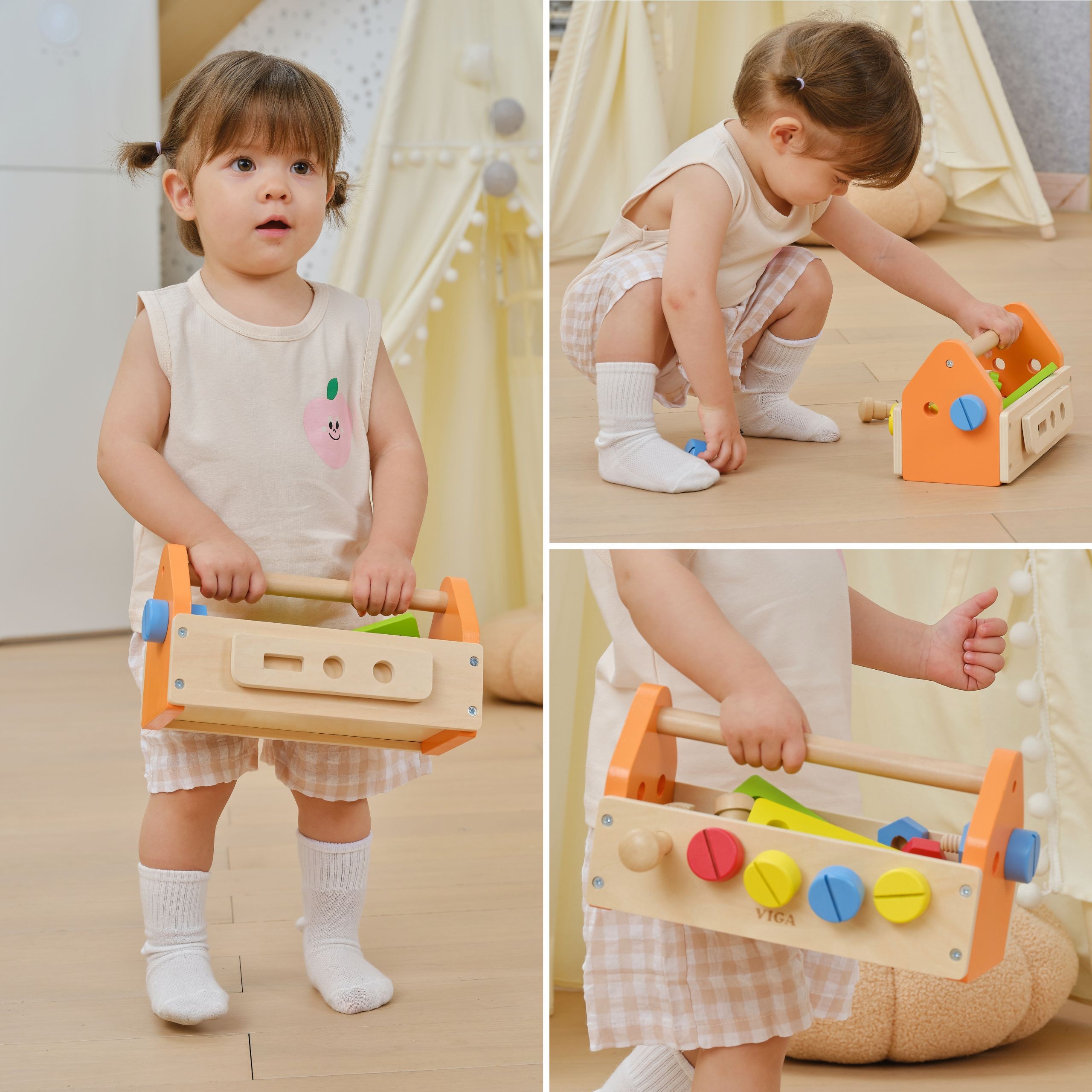 Viga Tool Box Wooden Set - Slika 2