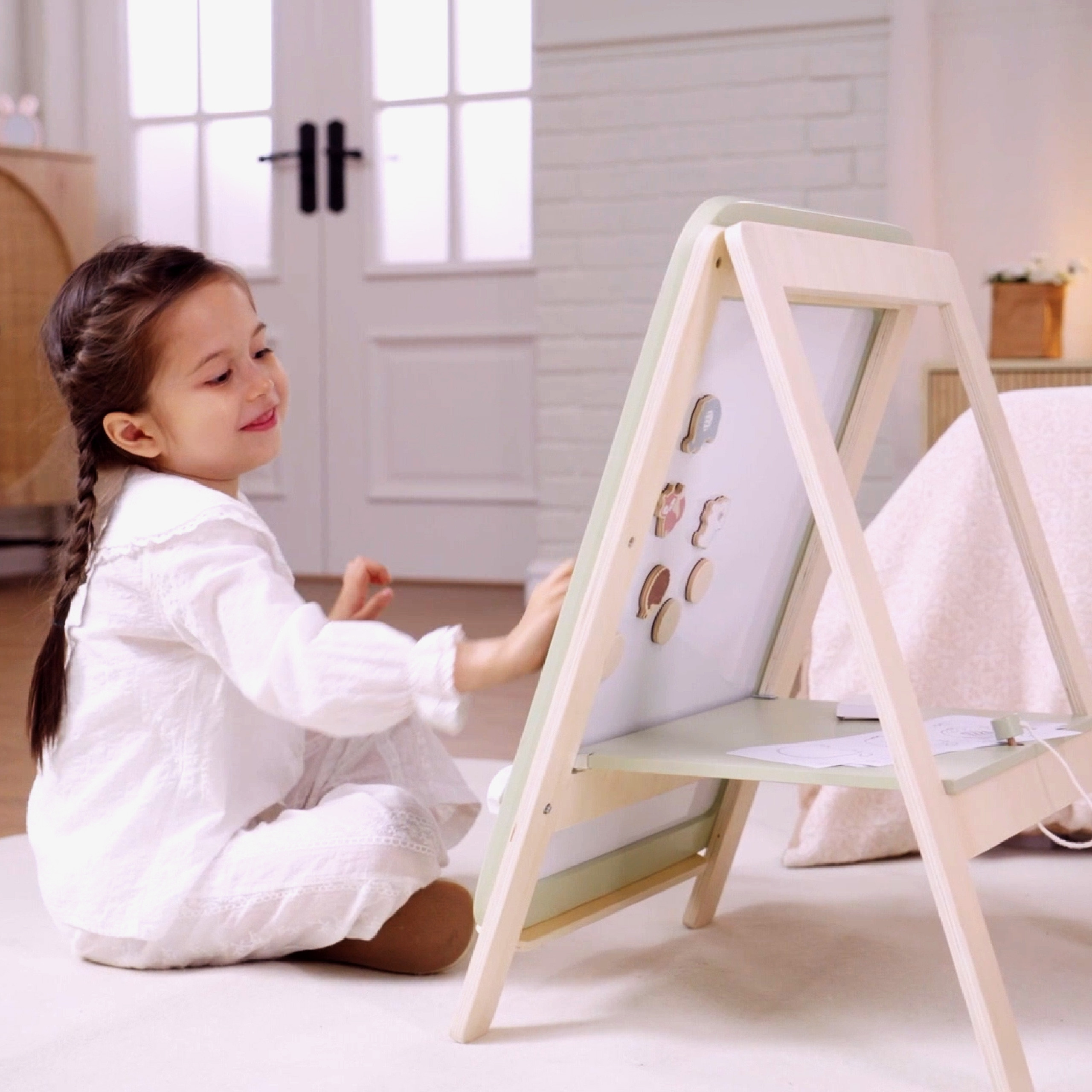 VIGA PolarB Growing drveni magnetski Dry-Erase Chalkboard - Slika 3