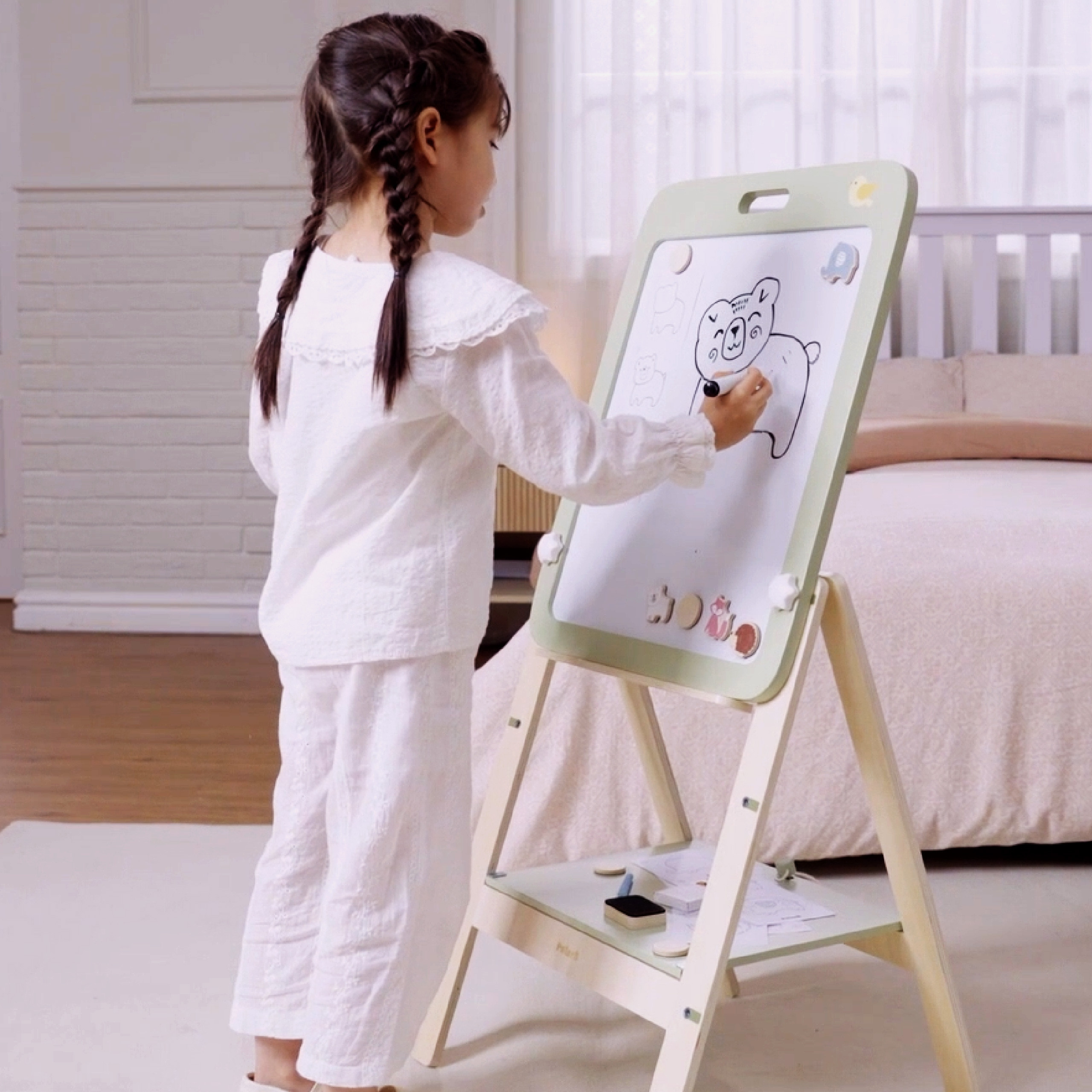 VIGA PolarB Growing drveni magnetski Dry-Erase Chalkboard - Slika 5