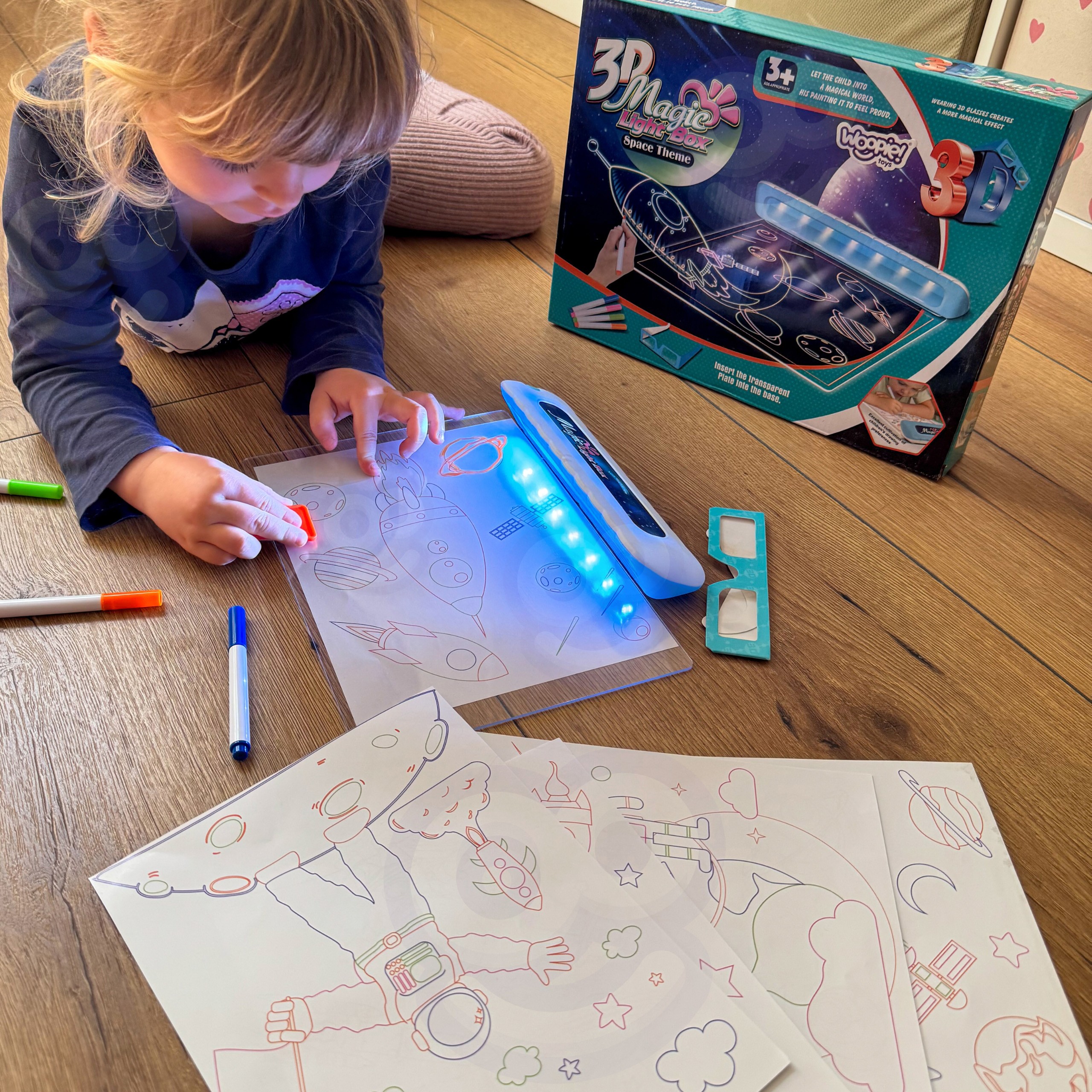 WOOPIE Magic 3D LED ploča za crtanje - Slika 3