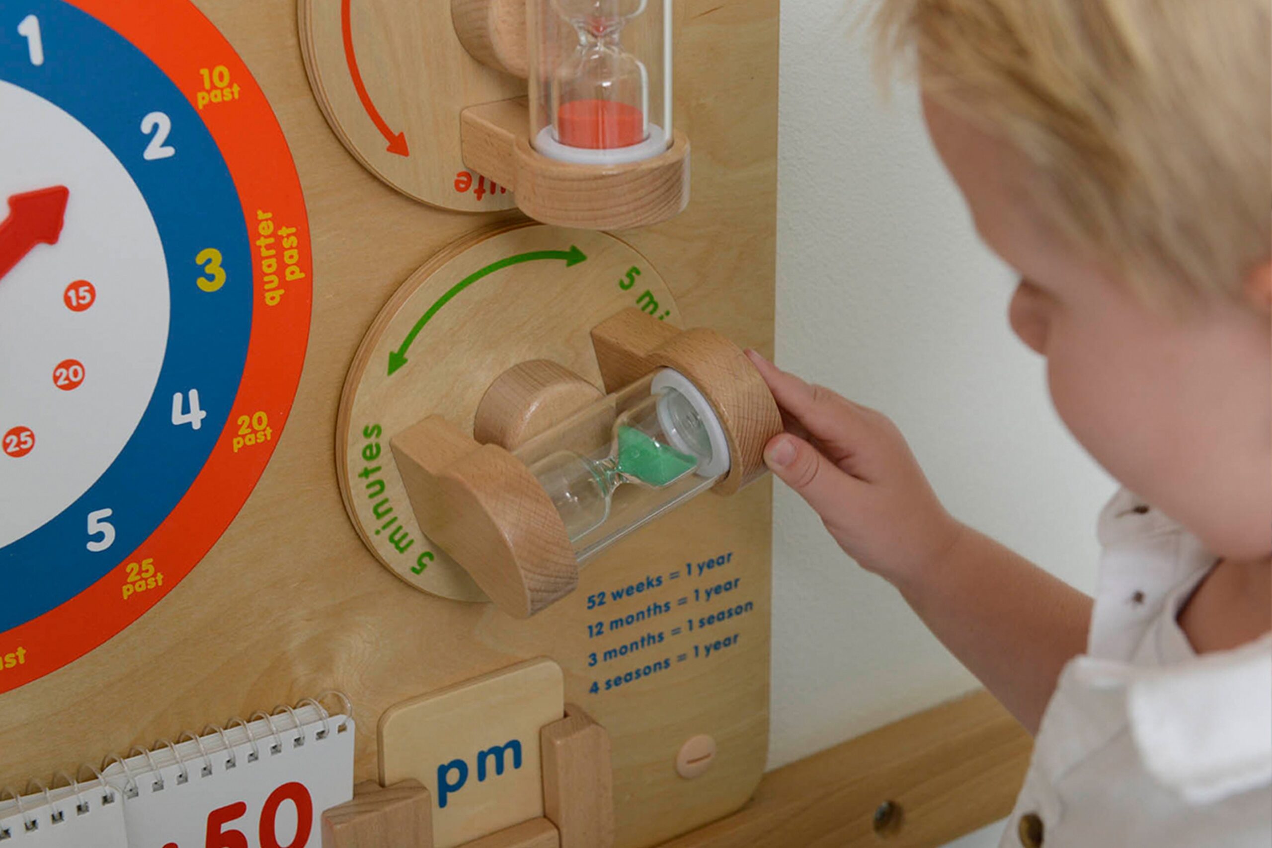 MASTERKIDZ Learning to Read the Clock Flex Wall Educational Board - Slika 5