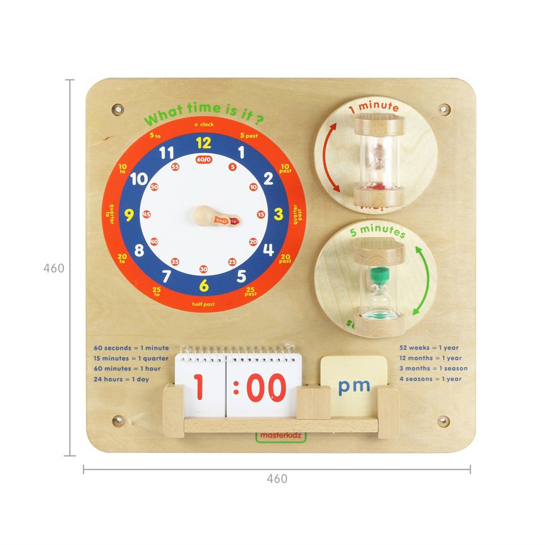 MASTERKIDZ Learning to Read the Clock Flex Wall Educational Board - Slika 7