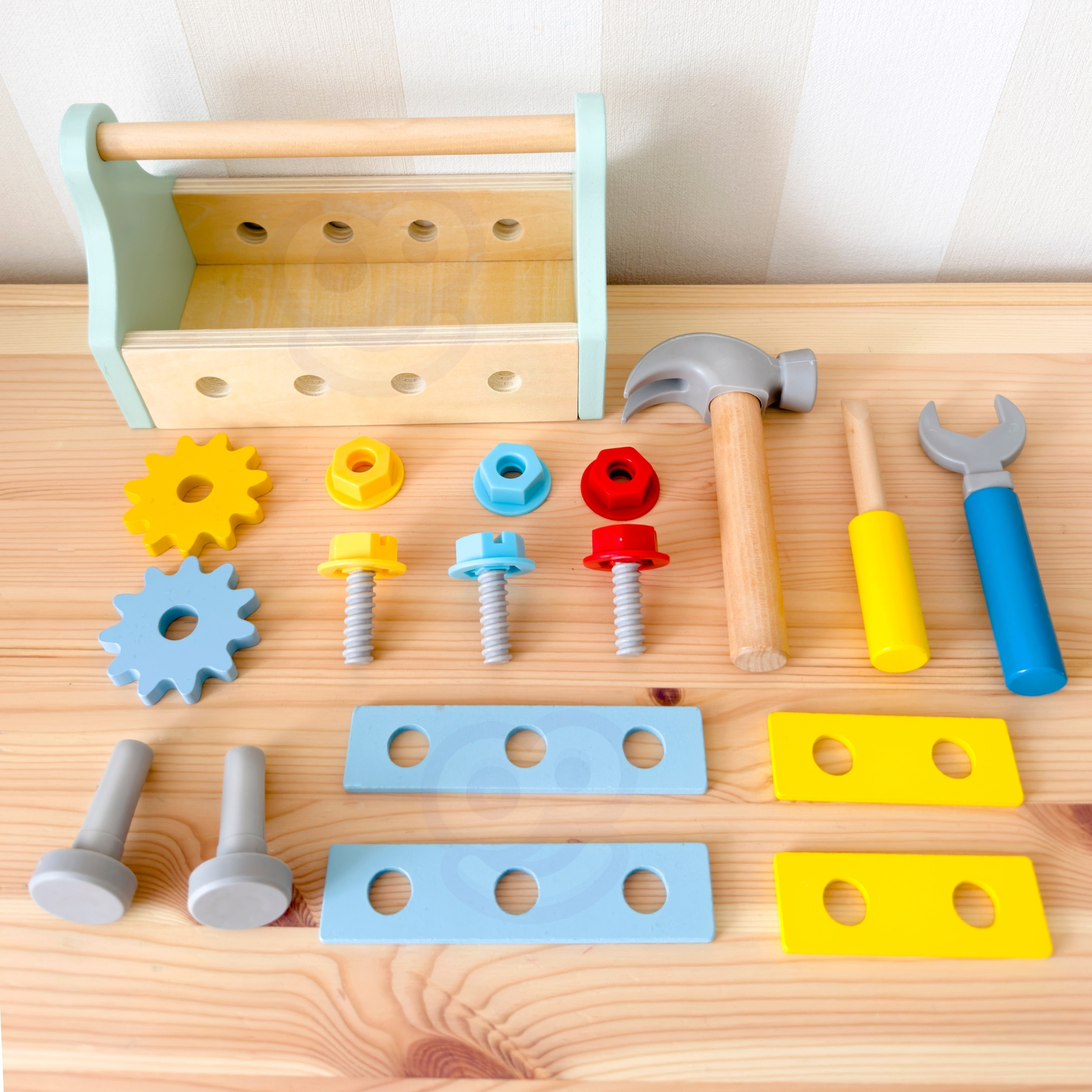 TOOKY TOY Wooden Tool Box Set 18 pcs. - Slika 5