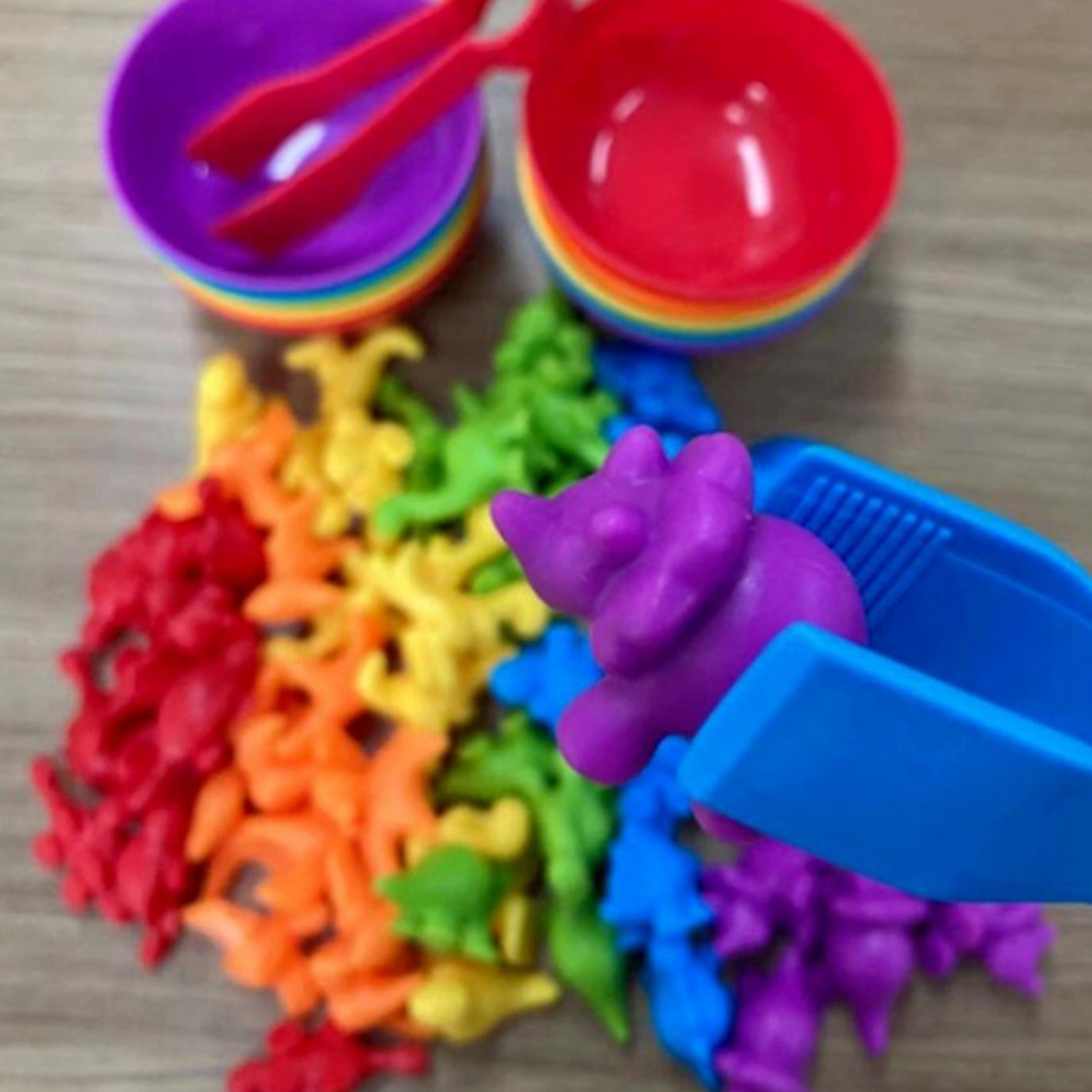 WOOPIE Montessori Educational Game Color Sorter Animals 44 pcs. - Slika 4
