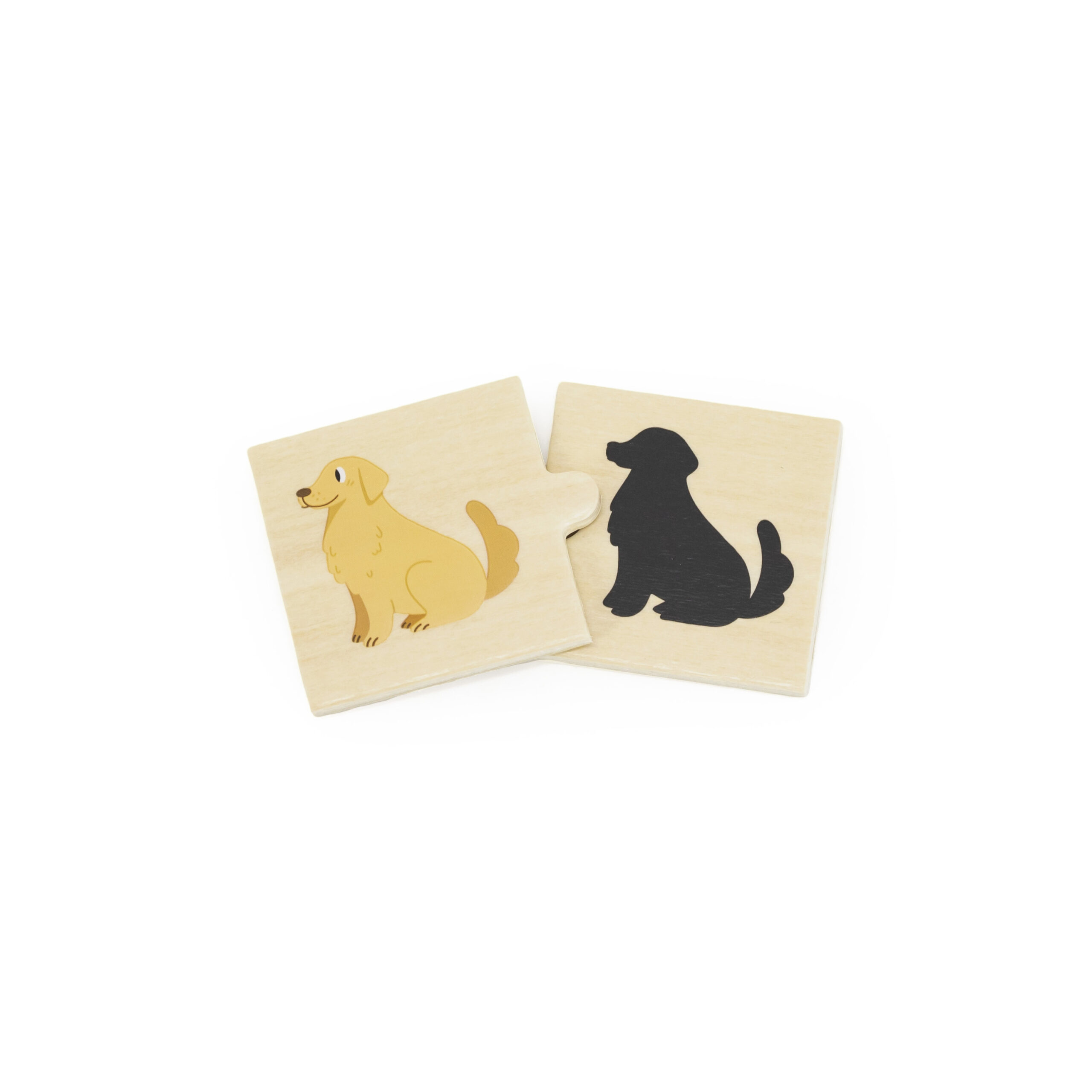 VIGA Wooden Puzzle Set Animal Match Shadow Puzzle - Slika 7