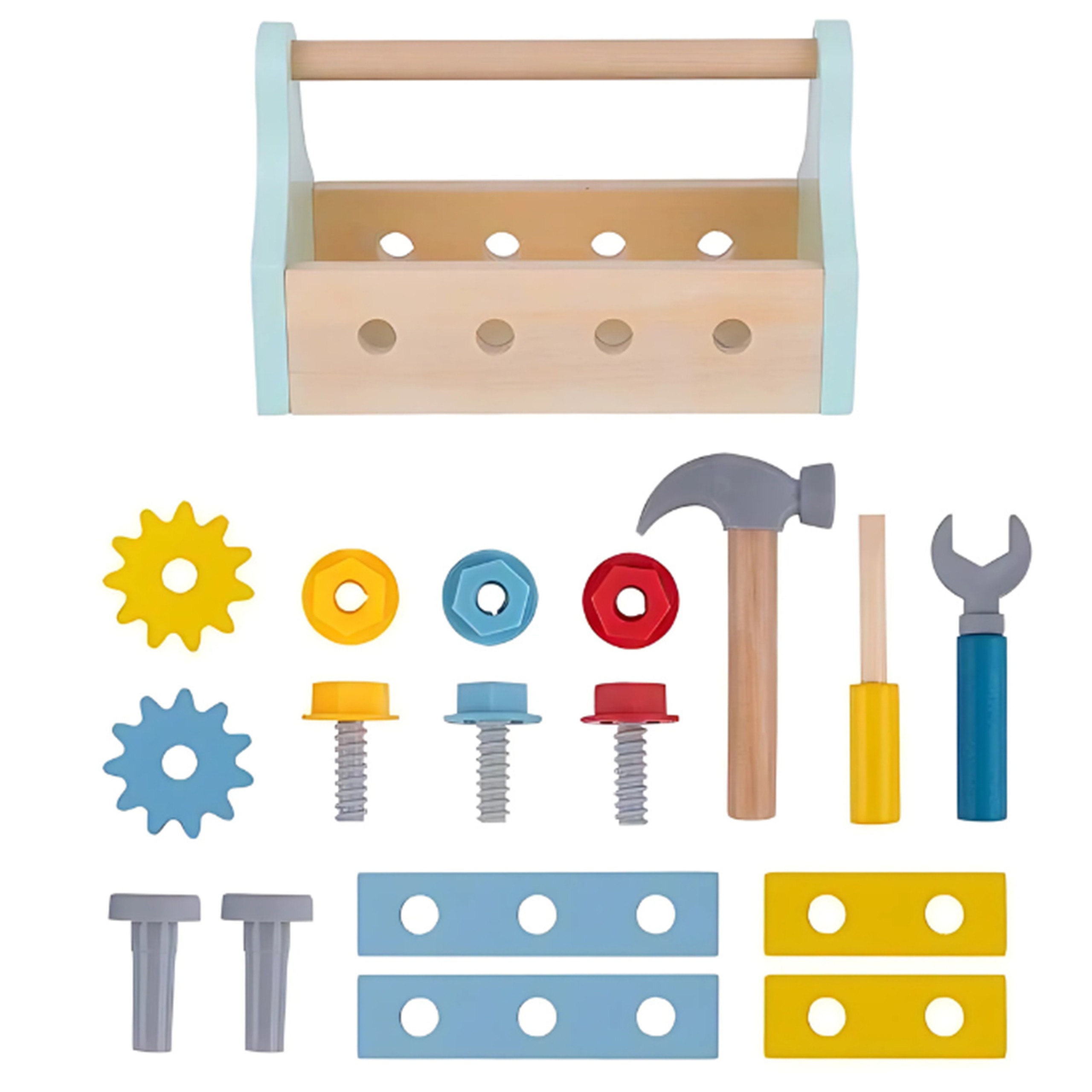 TOOKY TOY Wooden Tool Box Set 18 pcs. - Slika 8