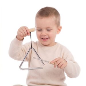 CLASSIC WORLD EDU Musical Instrument Triangle for Children