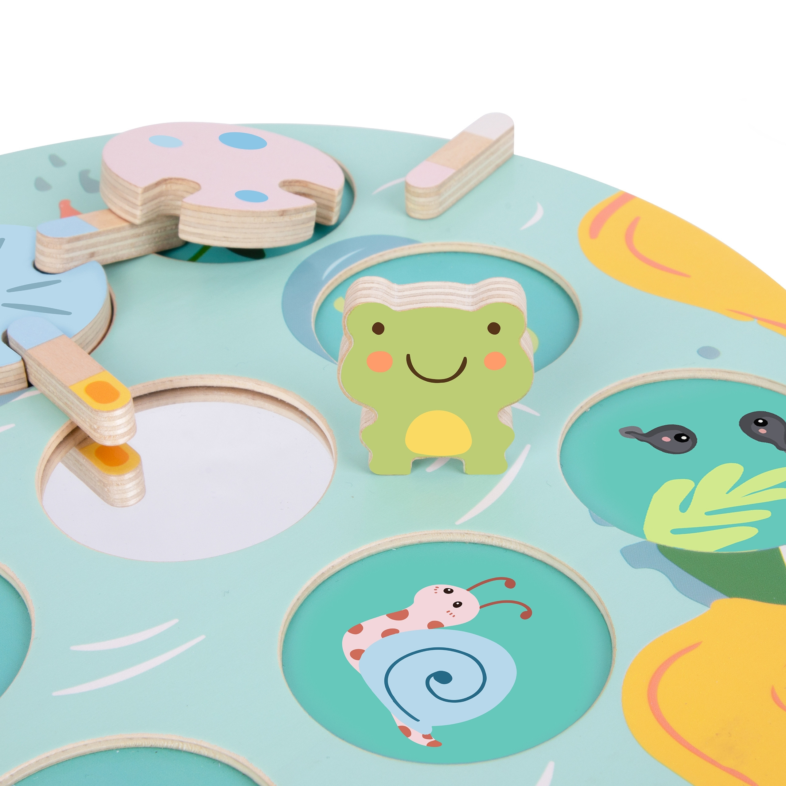 CLASSIC WORLD Lotus Leaf Sensory Game Match Shapes and Colors - Slika 6