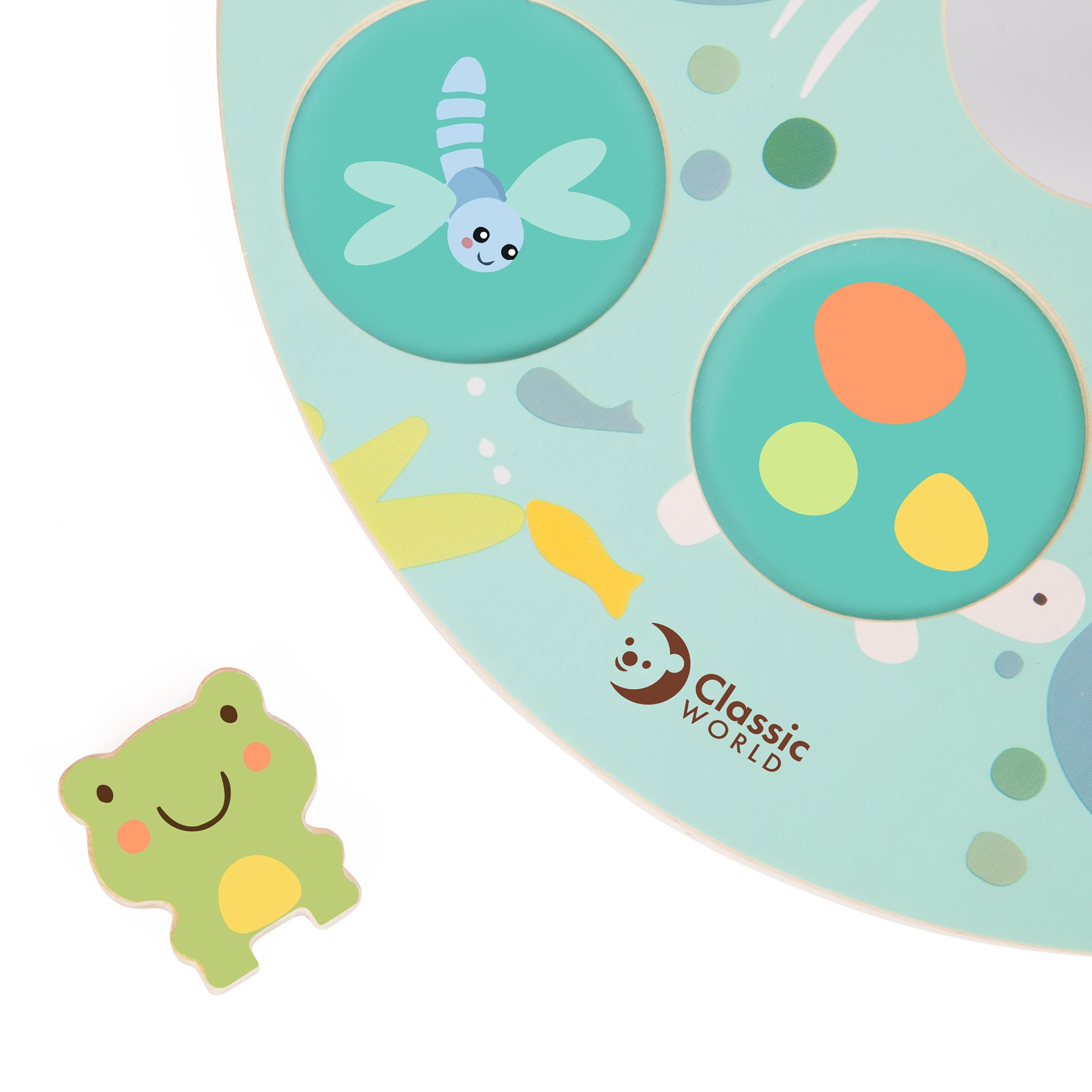 CLASSIC WORLD Lotus Leaf Sensory Game Match Shapes and Colors - Slika 8