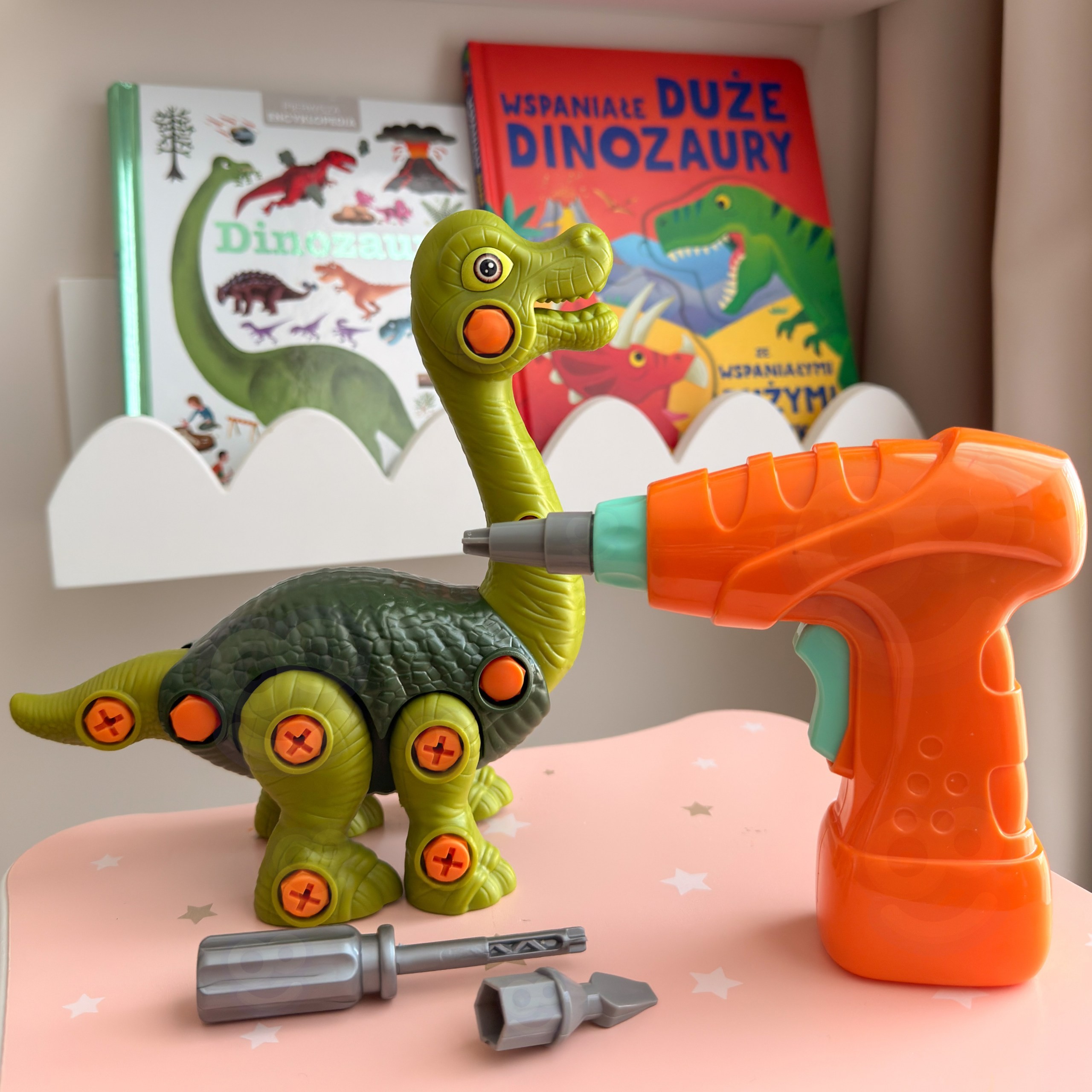WOOPIE Dinosaur Screwing Construction Set + Drill 31 pcs. - Slika 3